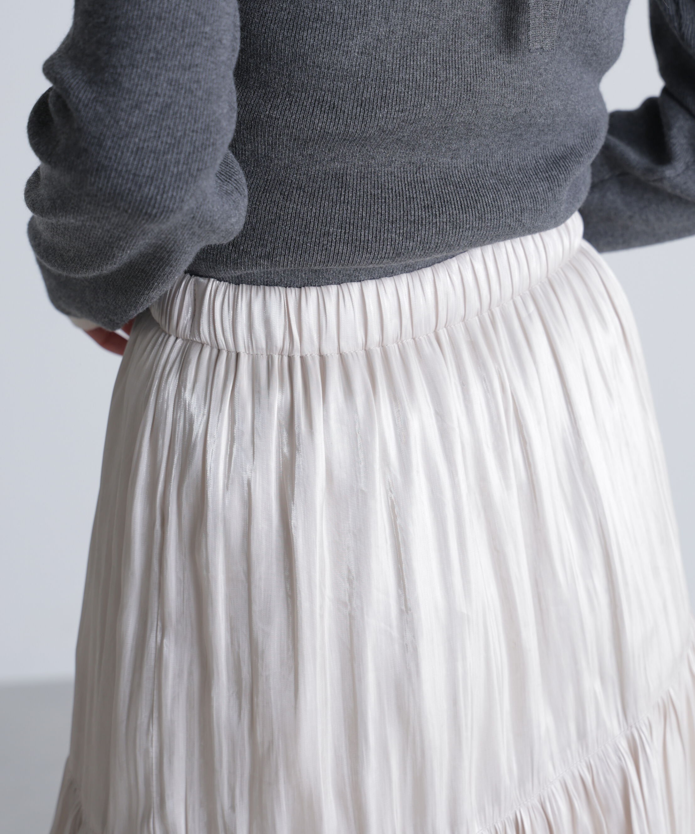  「シャイニーフリルティアードスカート」|スカート|