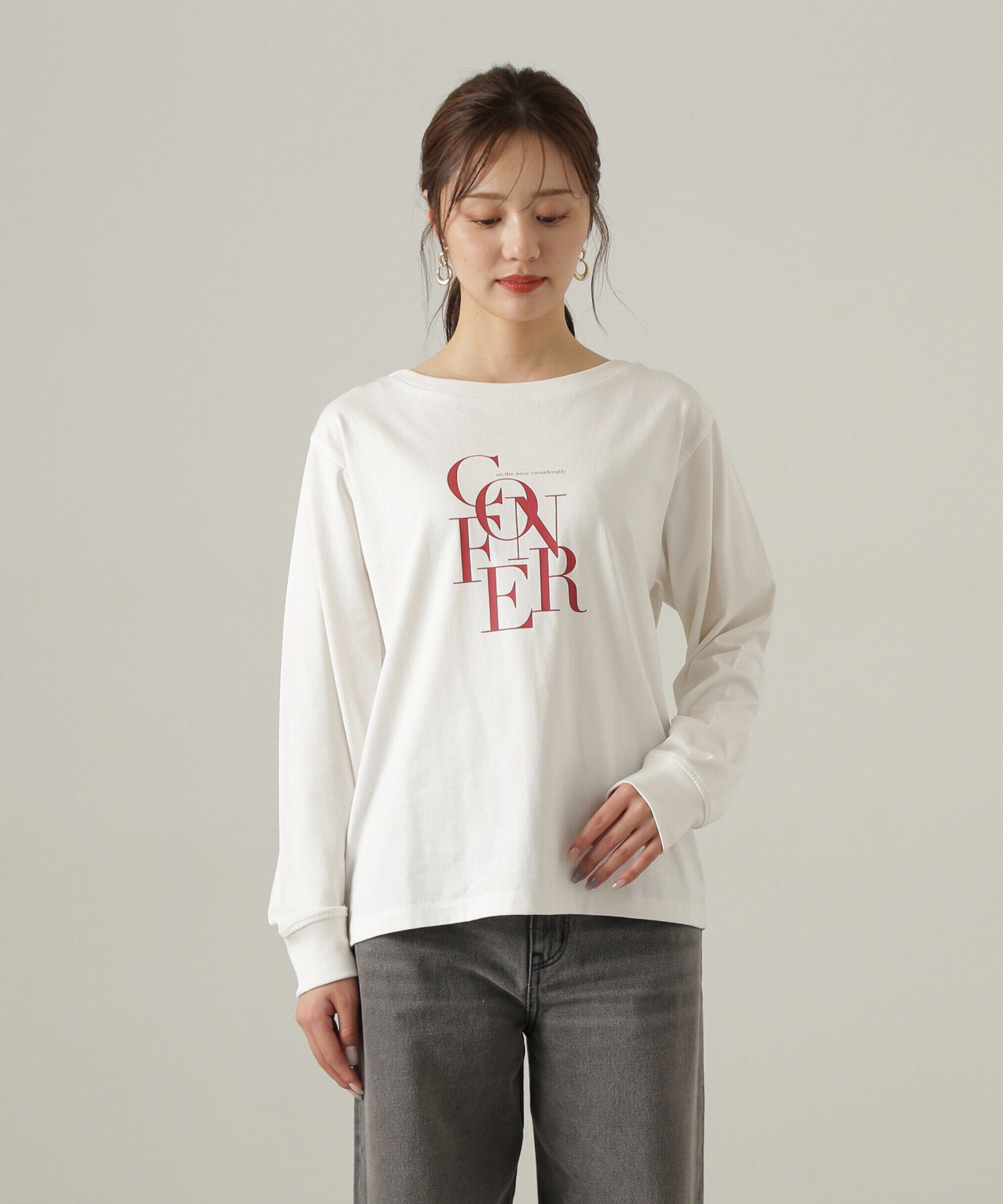 PROPORTION BODY DRESSING「ロゴロンTシャツ」|Tシャツ・カットソー|
