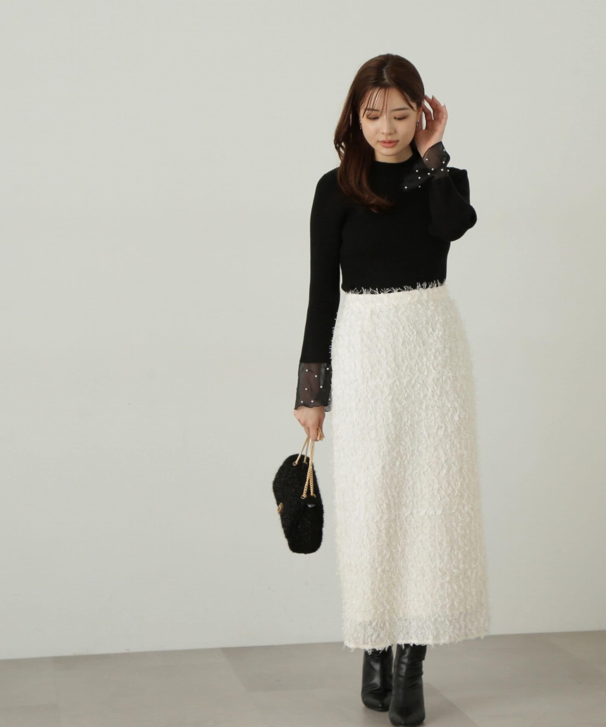 PROPORTION BODY DRESSING「3Dレースタイトスカート」|スカート|