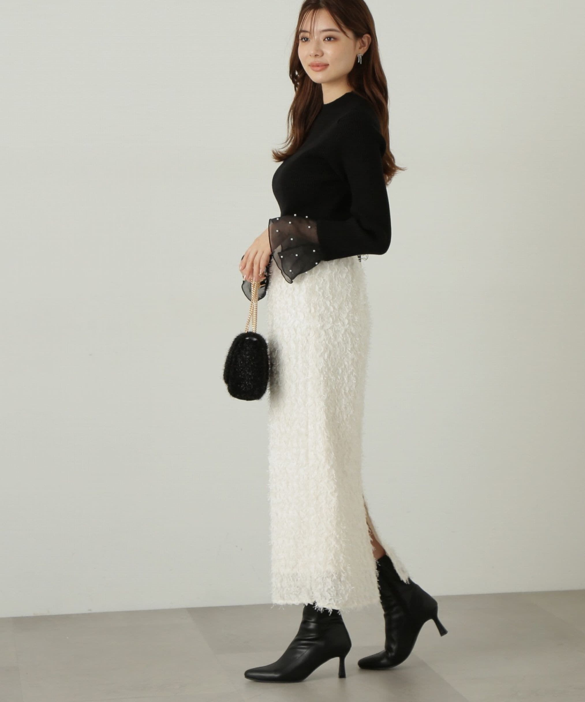 PROPORTION BODY DRESSING「3Dレースタイトスカート」|スカート|