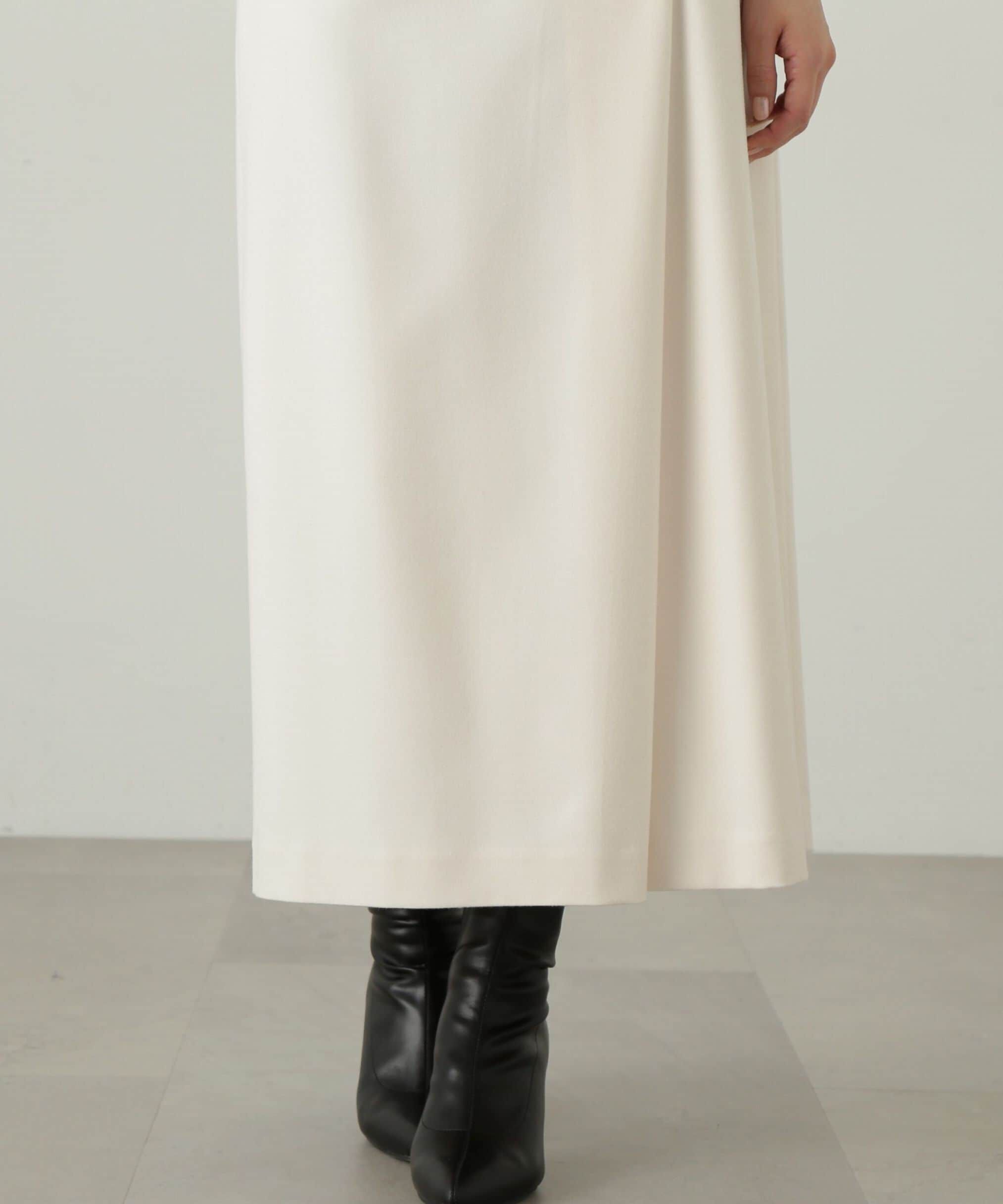 PROPORTION BODY DRESSING「ラップ風タックナロースカート」|スカート|