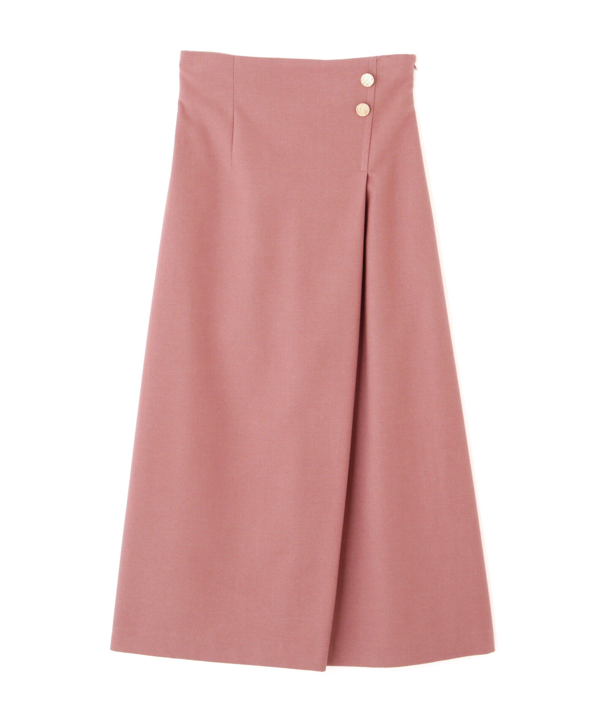 PROPORTION BODY DRESSING「ラップ風タックナロースカート」|スカート|