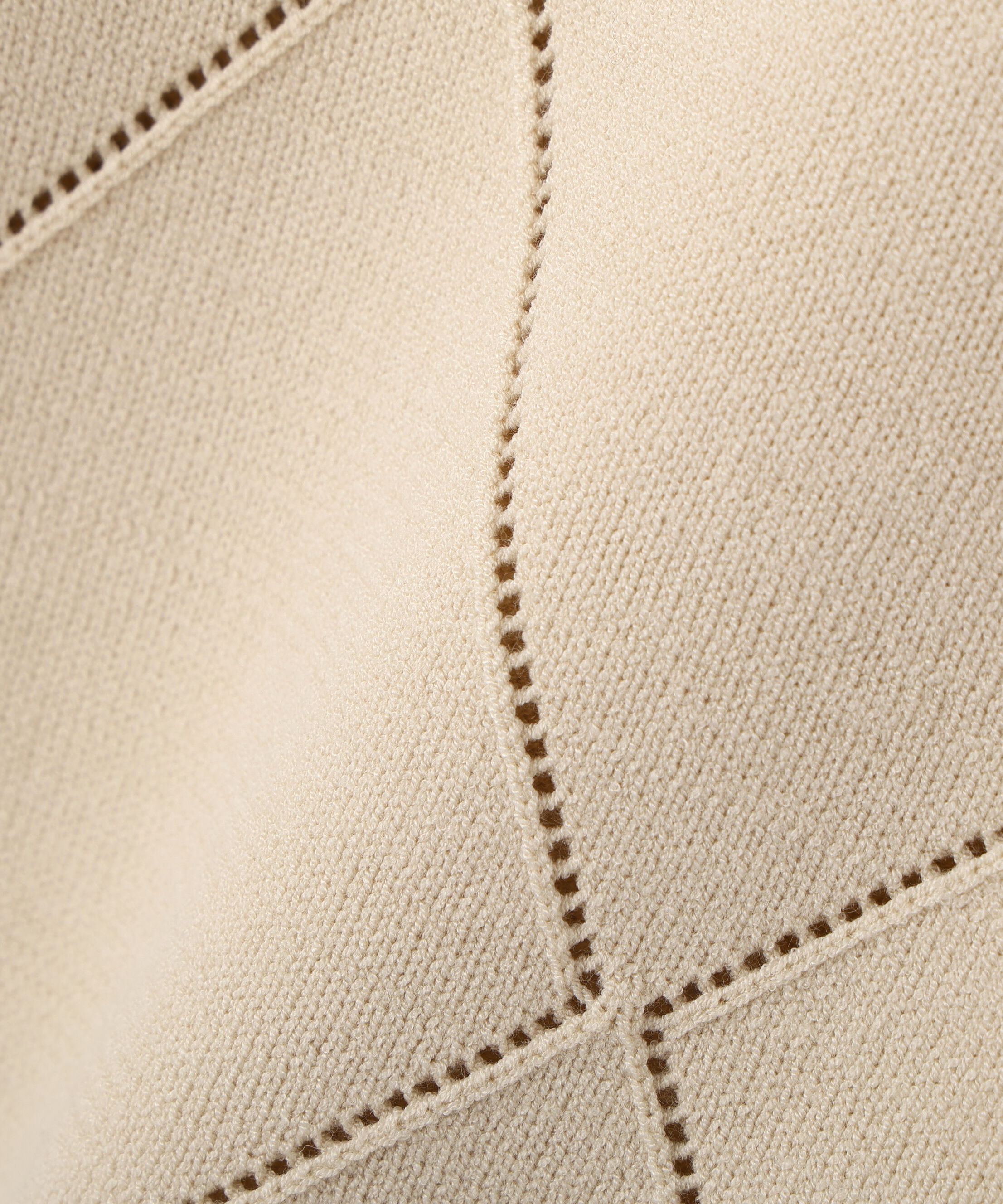 PROPORTION BODY DRESSING「＜ハンドウォッシャブル＞ダイヤ柄半袖ニット 25AW」|ニット・セーター|