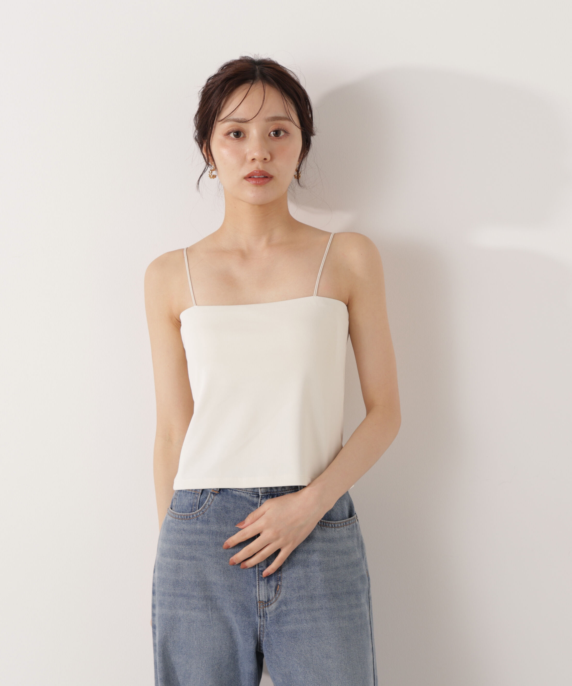 PROPORTION BODY DRESSING「カップ付キャミソール　26SS」|Tシャツ・カットソー|