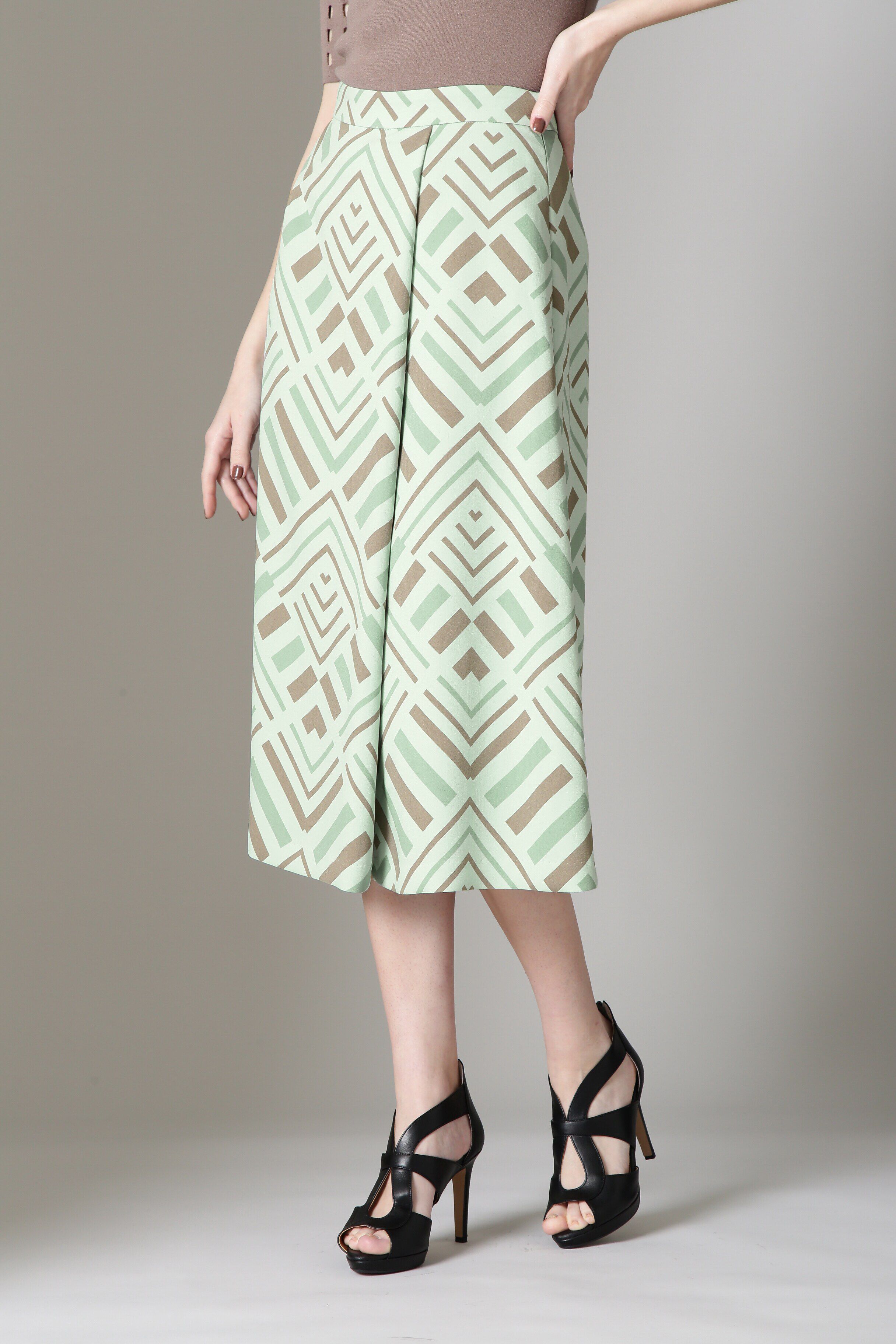  「[URBAN PRECIOUS] ロンバスプリントスカート」|スカート|