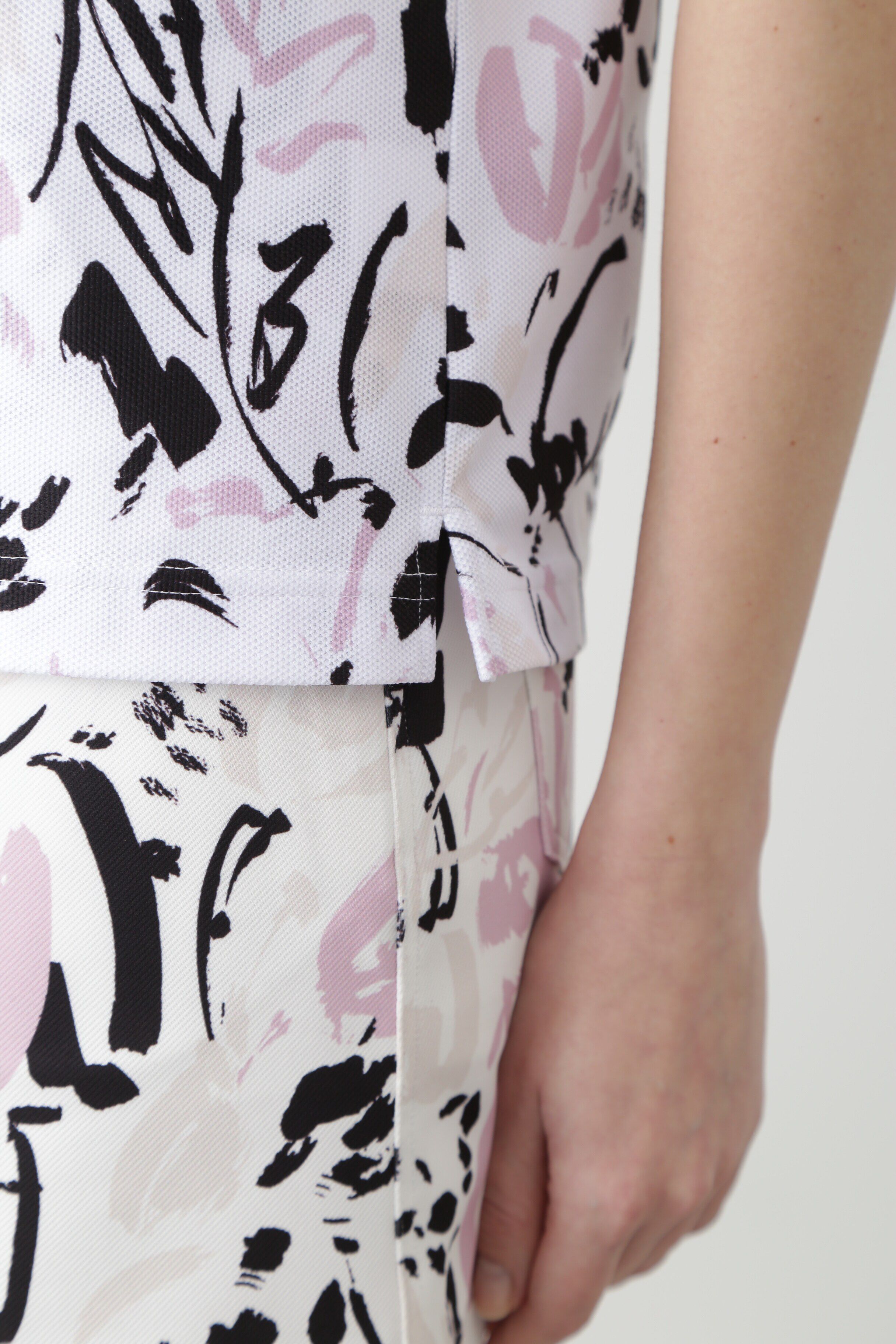  「[PINKY GOLF]オプティカルフラワープリントポロシャツ」|Tシャツ・カットソー|