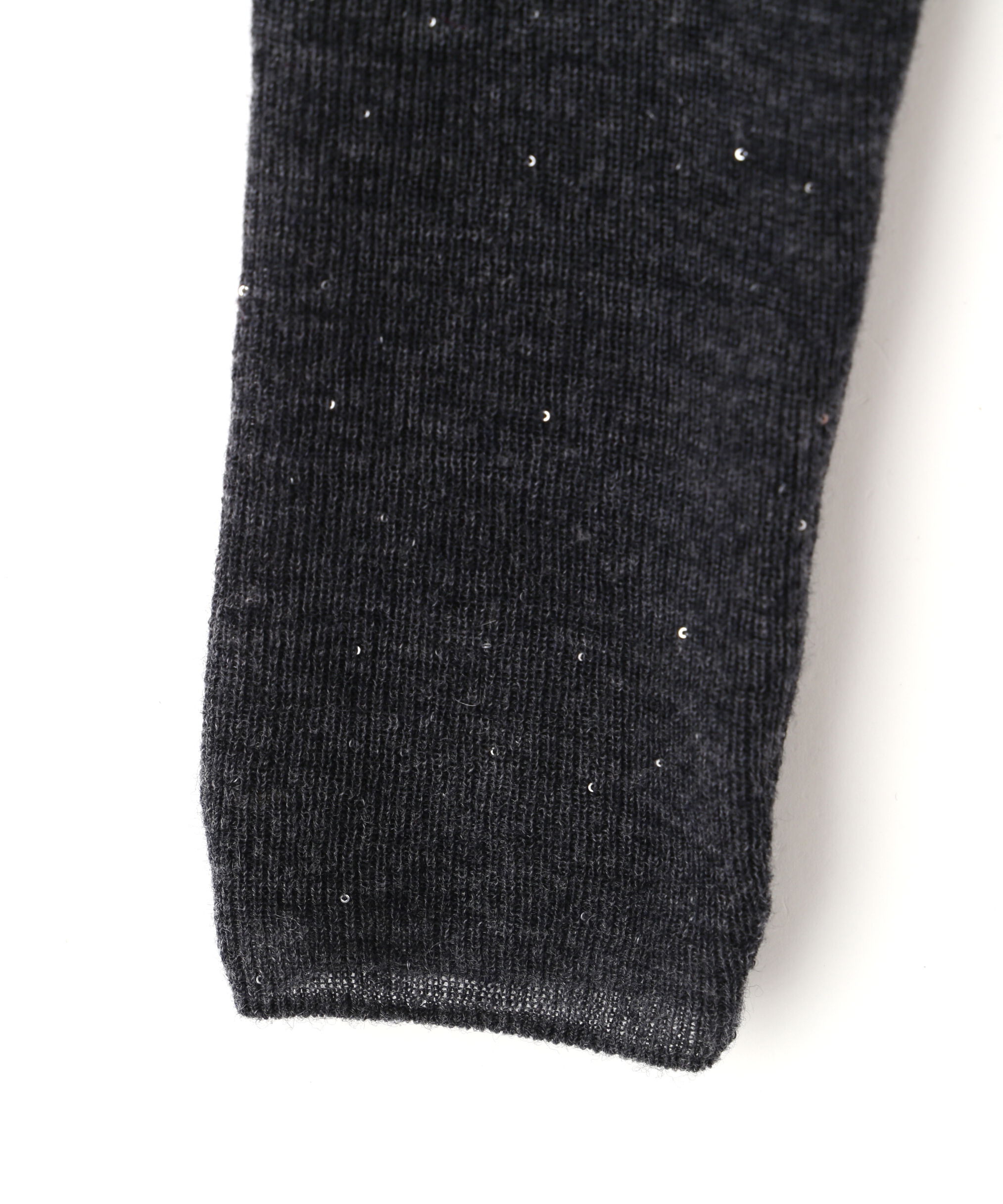  「◆スパンコールシアーモックネックプルオーバー」|ニット・セーター|