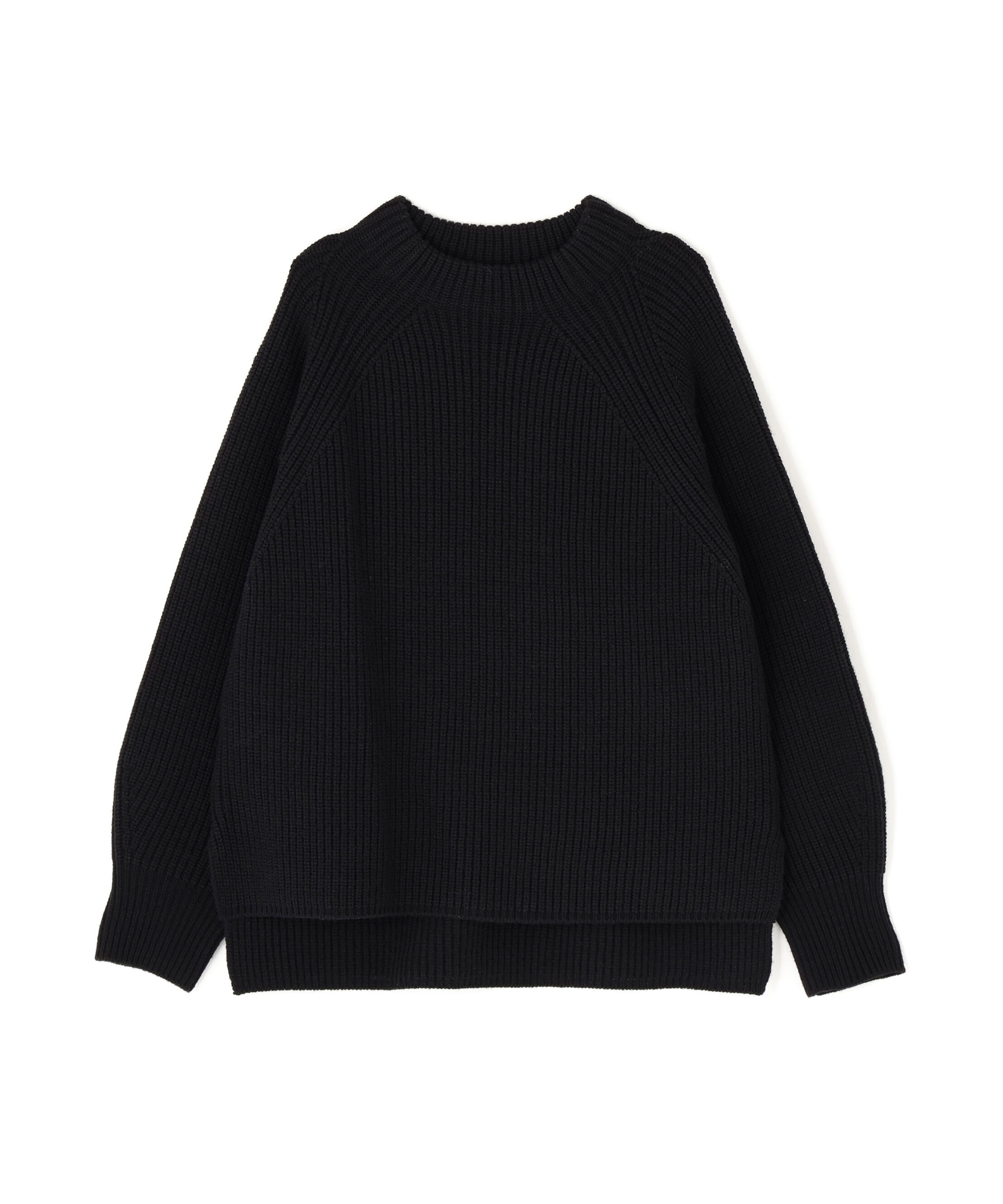  「◆ファーグローブ付き畦ニットプルオーバー」|ニット・セーター|