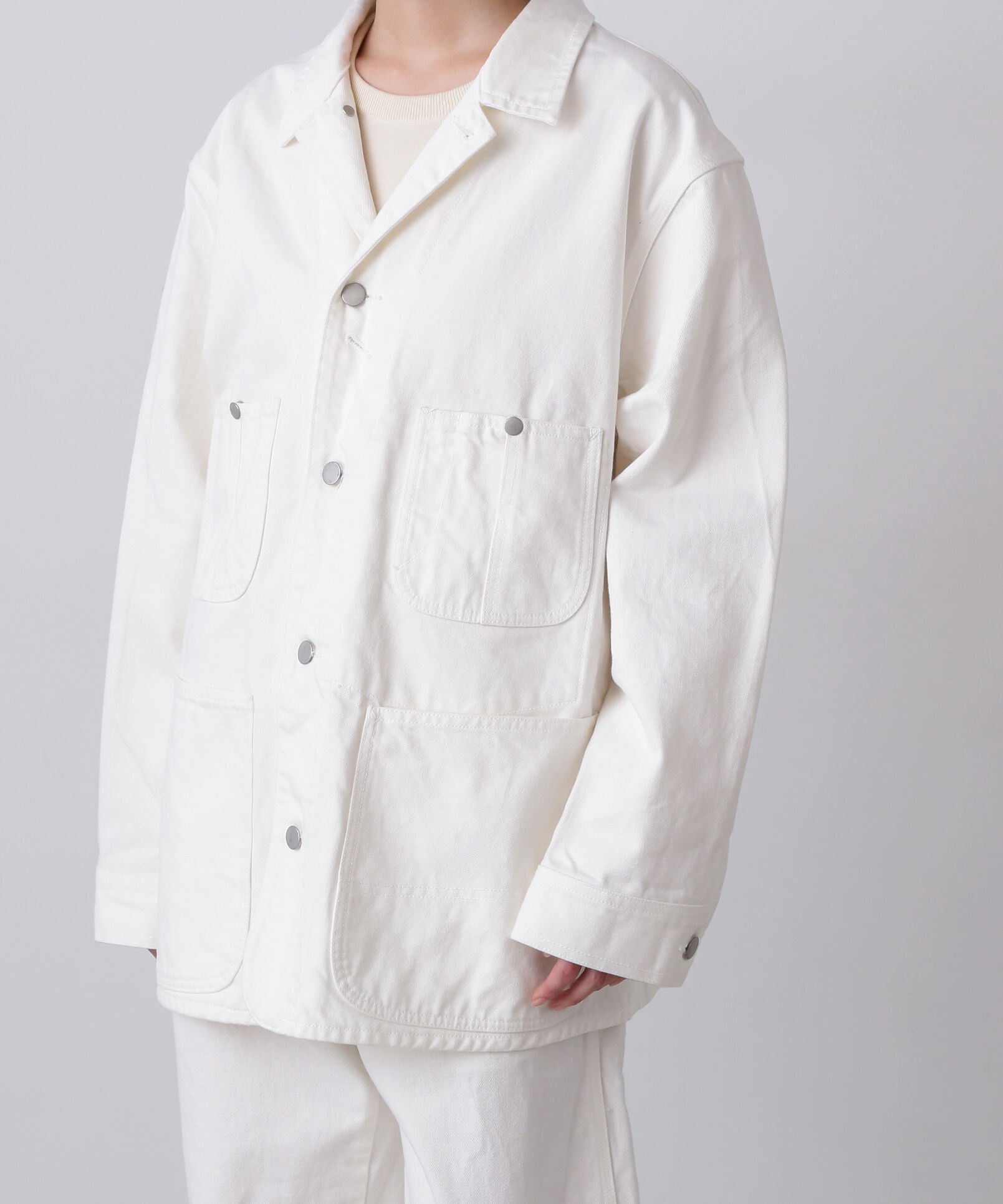 YLEVE 「Ｙ / 13oz ORGANIC COTTON DENIM COVERALL JACKET」|ブルゾン・スタジャン|