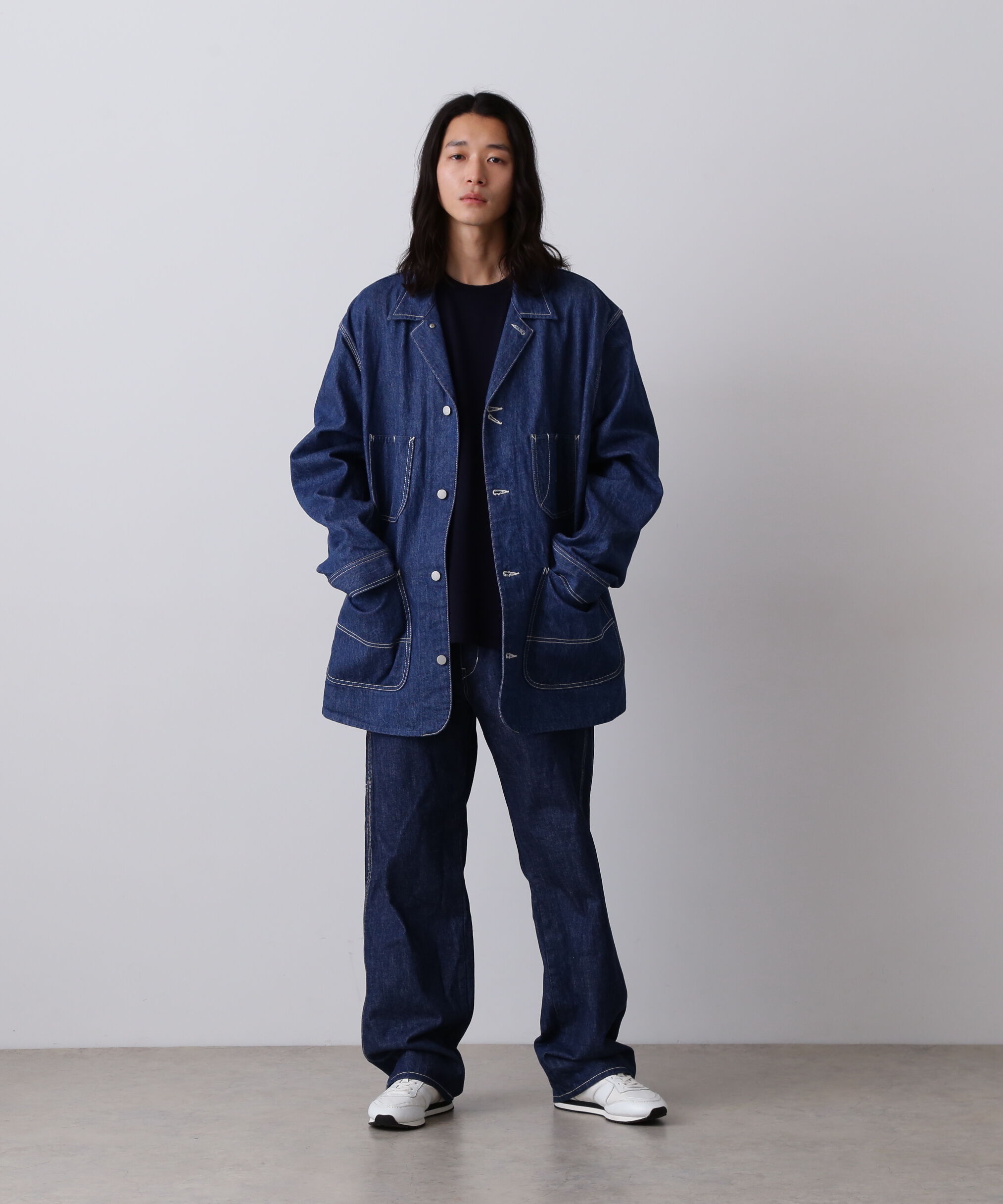 YLEVE 「Ｙ / 13oz ORGANIC COTTON DENIM COVERALL JACKET」|ブルゾン・スタジャン|
