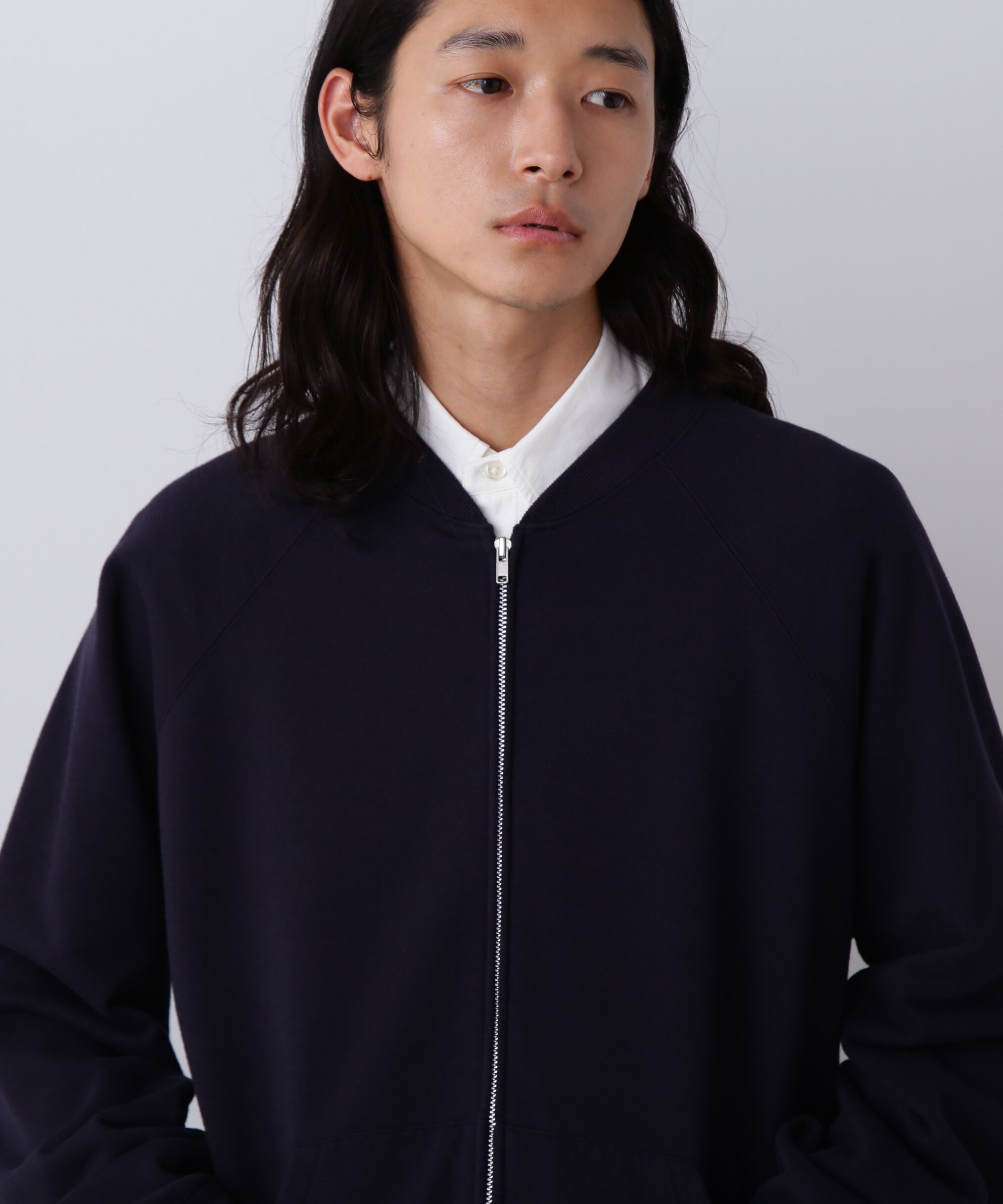 YLEVE 「Ｙ / ORGANIC COTTON HEAVY WEIGHT FLEECE ZIP UP BLOUSON」|ブルゾン・スタジャン|
