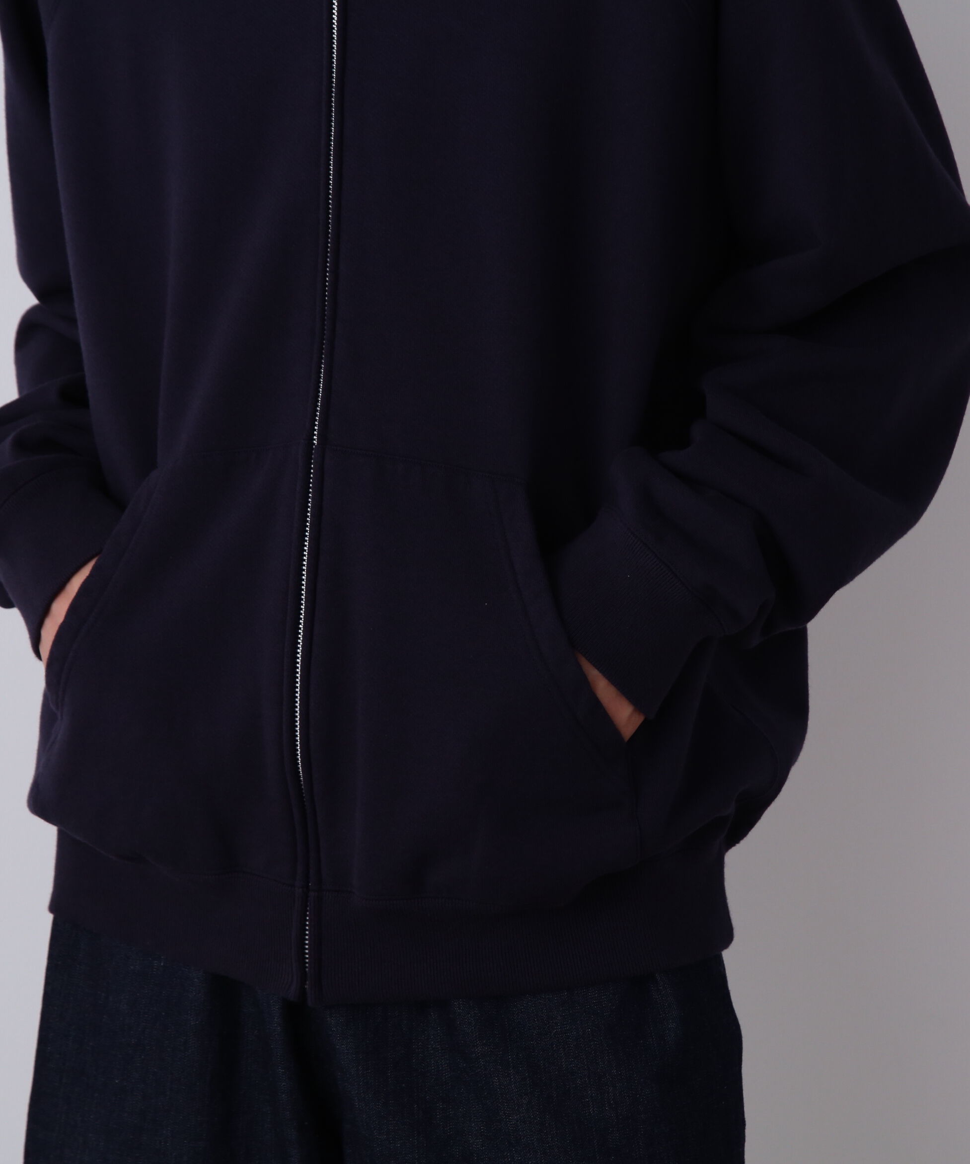 YLEVE 「Ｙ / ORGANIC COTTON HEAVY WEIGHT FLEECE ZIP UP BLOUSON」|ブルゾン・スタジャン|