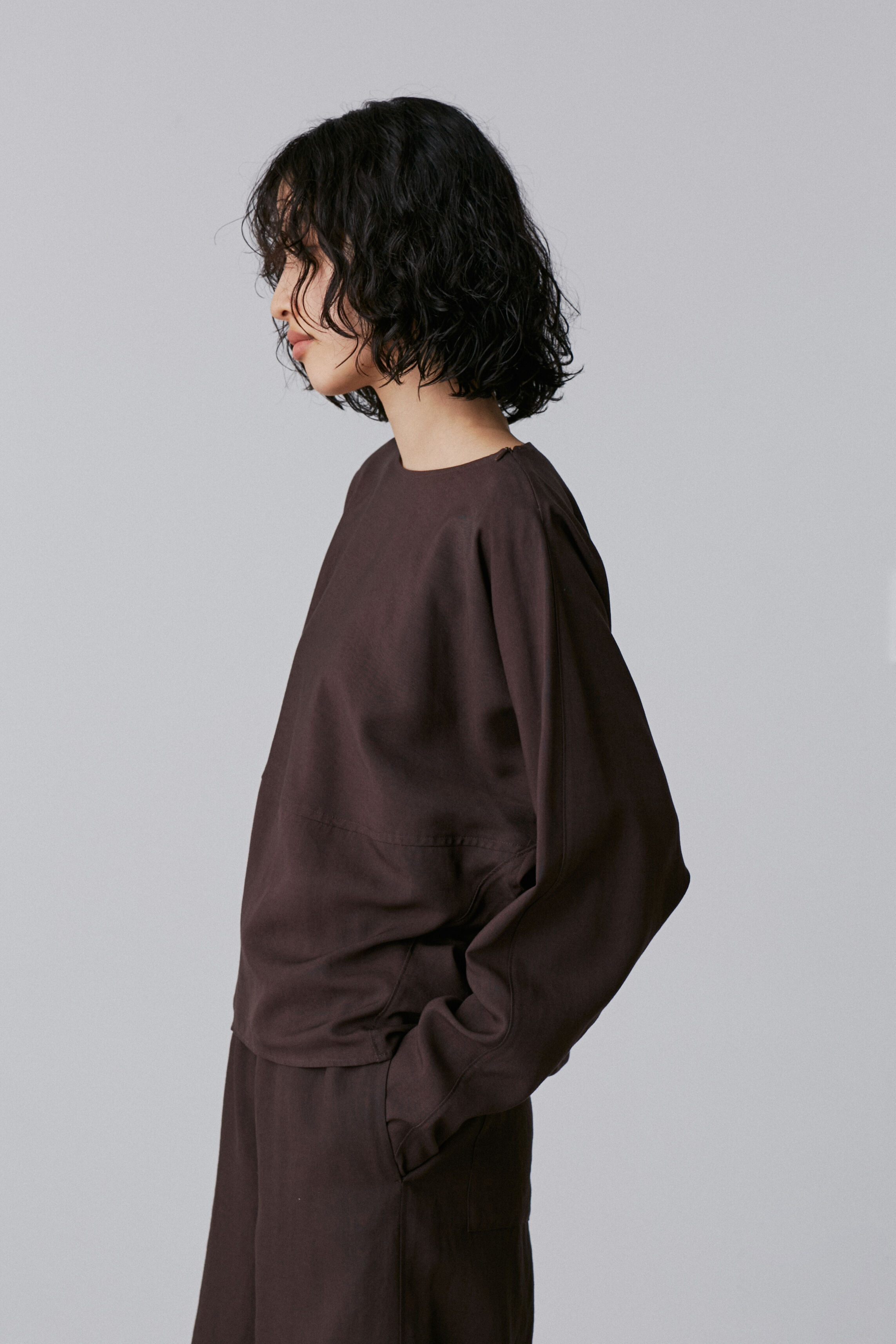YLEVE 「YLEVE / TENCEL PULL OVER BLOUSE」|シャツ・ブラウス|
