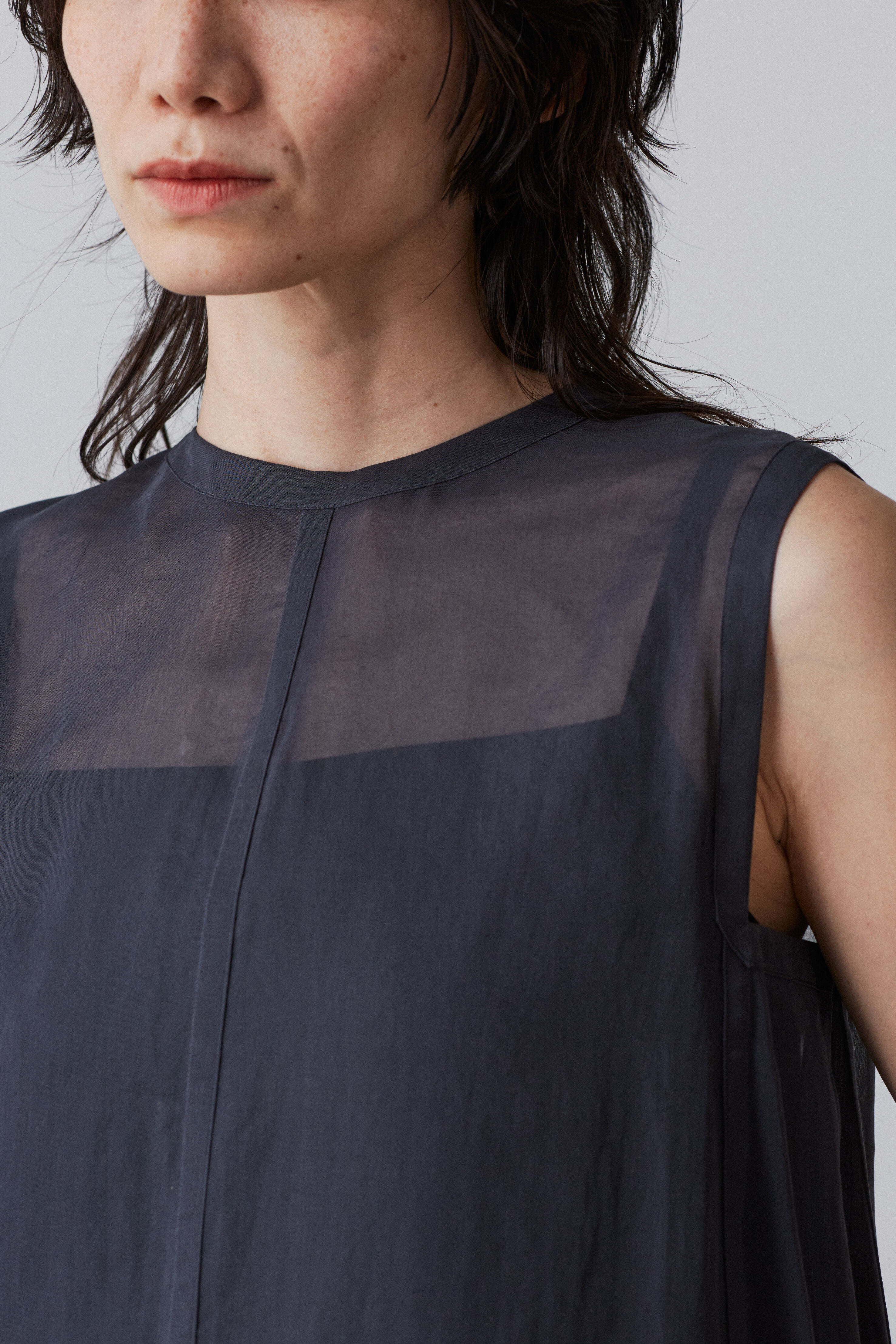 YLEVE 「[別注] YLEVE / GAS SINGEING COTTON BOIL ORGANDY ONE PIECE」|ワンピース|