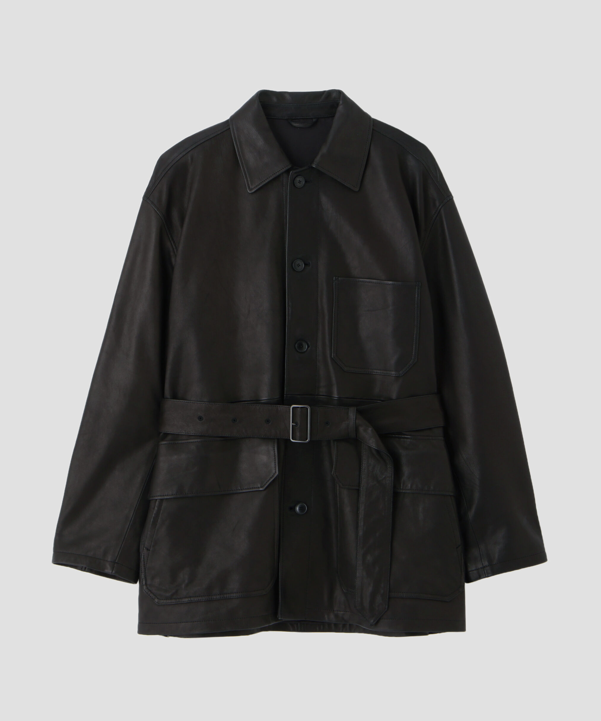 YLEVE 「YLEVE / SHEEP LEATHER COVERALL JACKET」|ブルゾン・スタジャン|