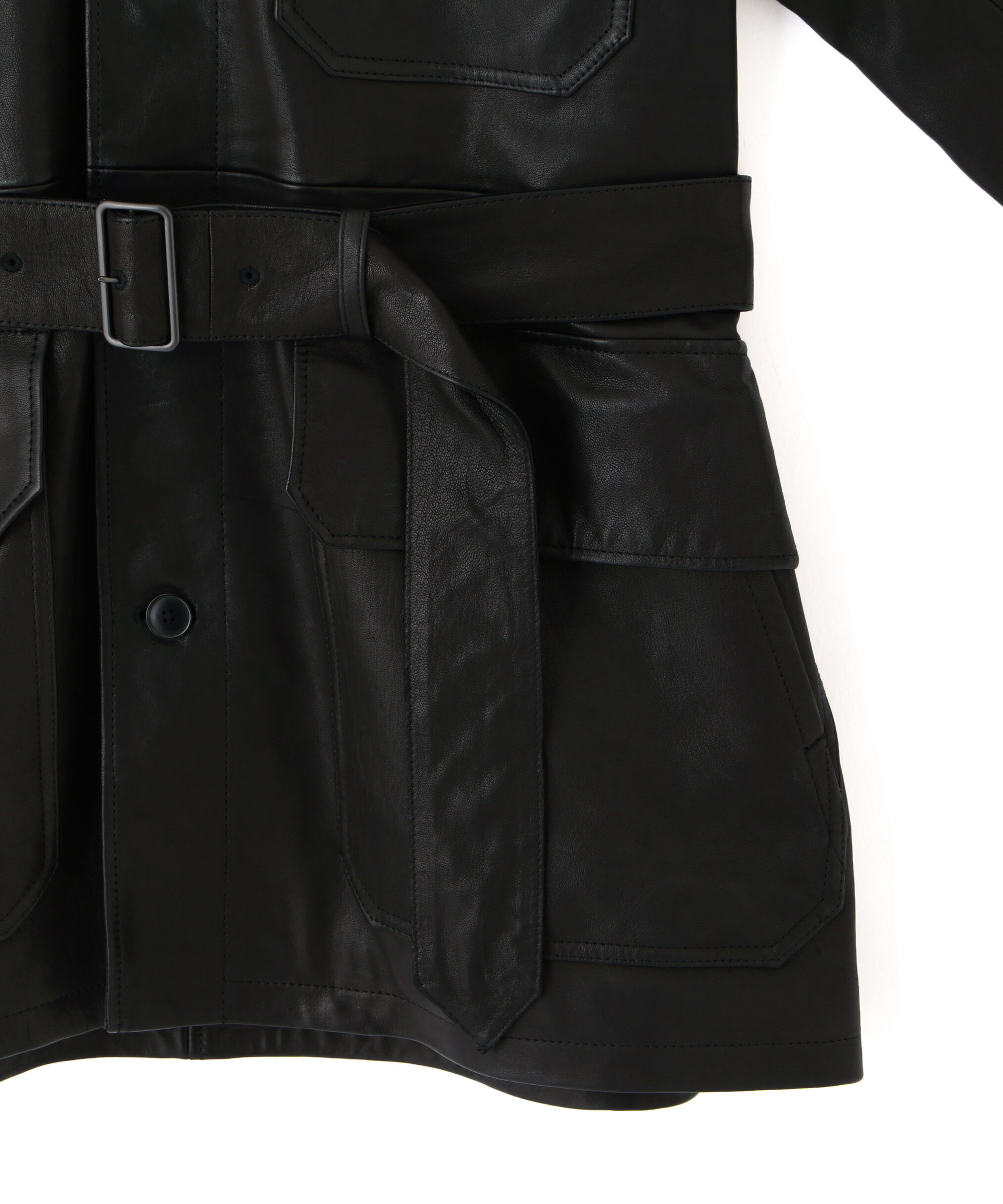 YLEVE 「YLEVE / SHEEP LEATHER COVERALL JACKET」|ブルゾン・スタジャン|