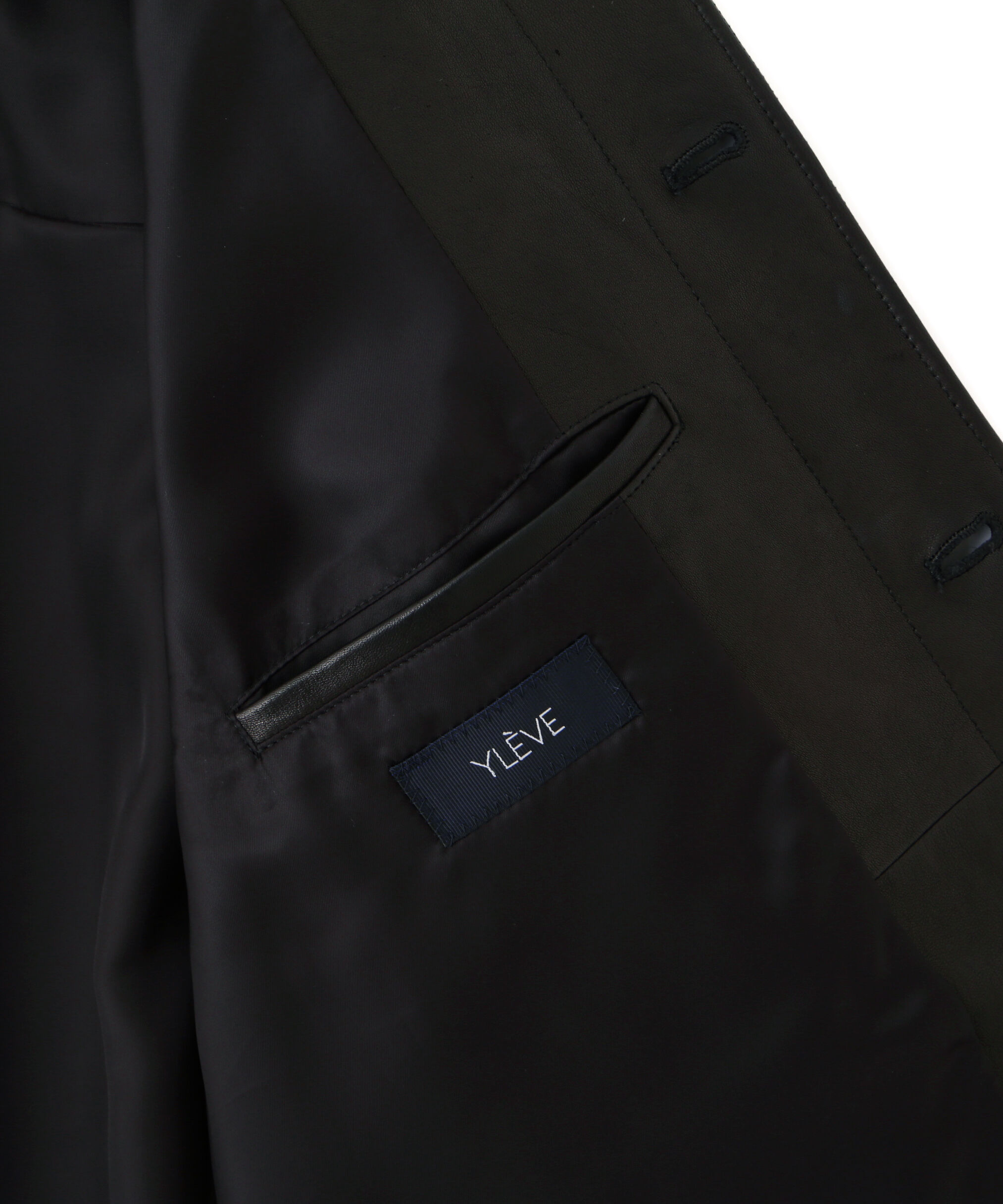 YLEVE 「YLEVE / SHEEP LEATHER COVERALL JACKET」|ブルゾン・スタジャン|