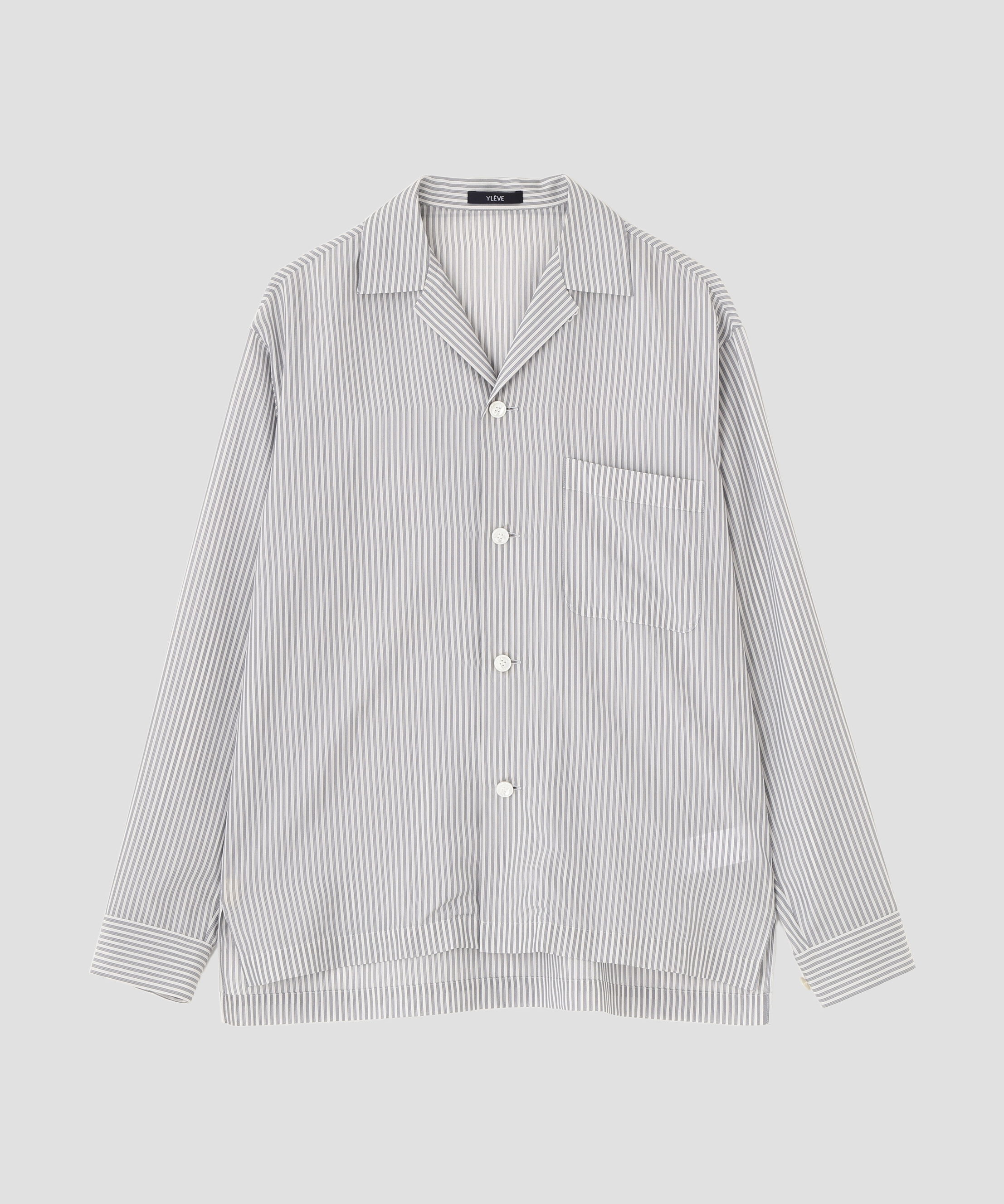 YLEVE 「YLEVE / ACETATE CUPRA STRIPE PAJAMA SHIRT」|シャツ・ブラウス|