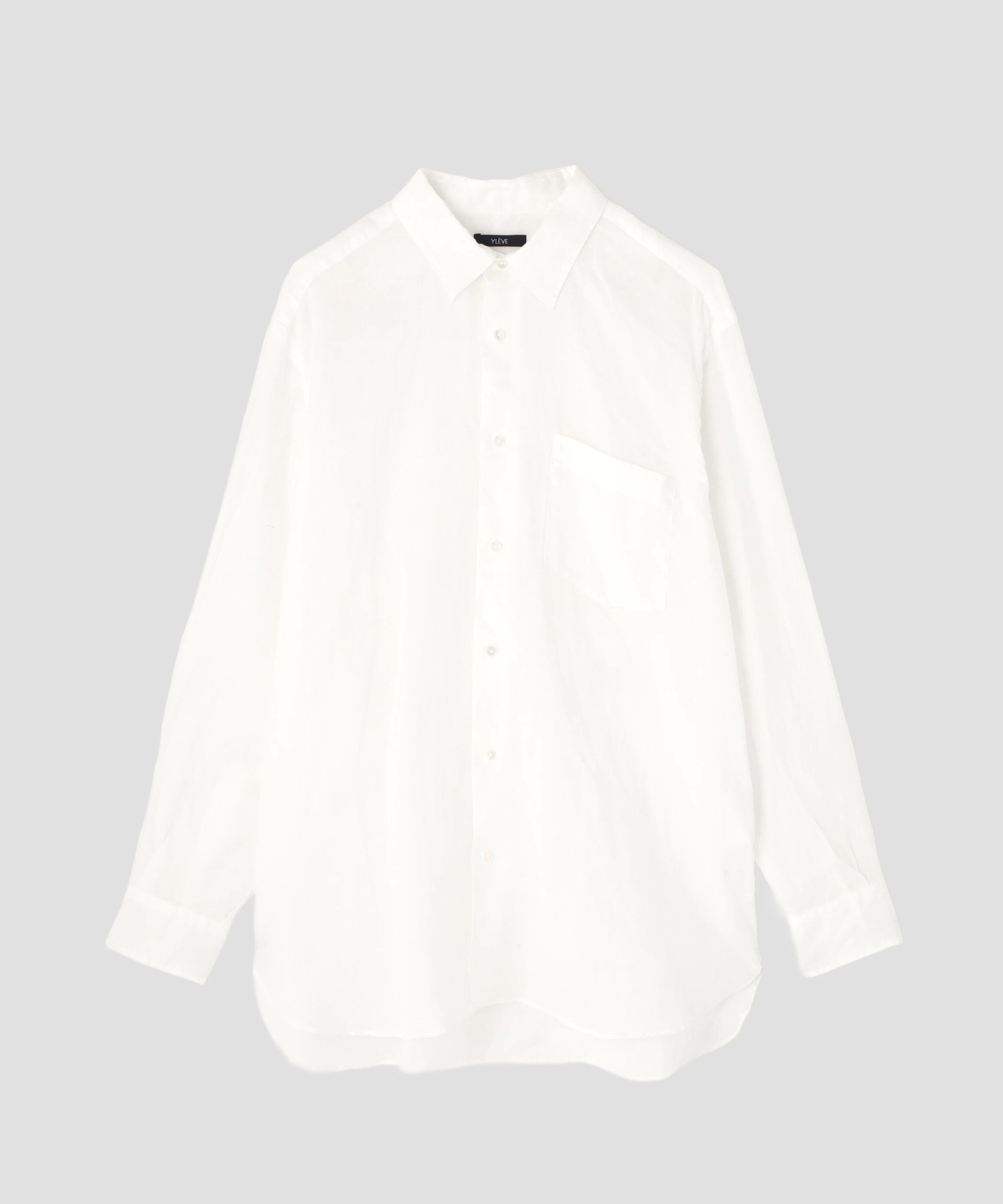 YLEVE 「YLEVE / ROYAL RAMIE BROAD SHIRT」|シャツ・ブラウス|ホワイト