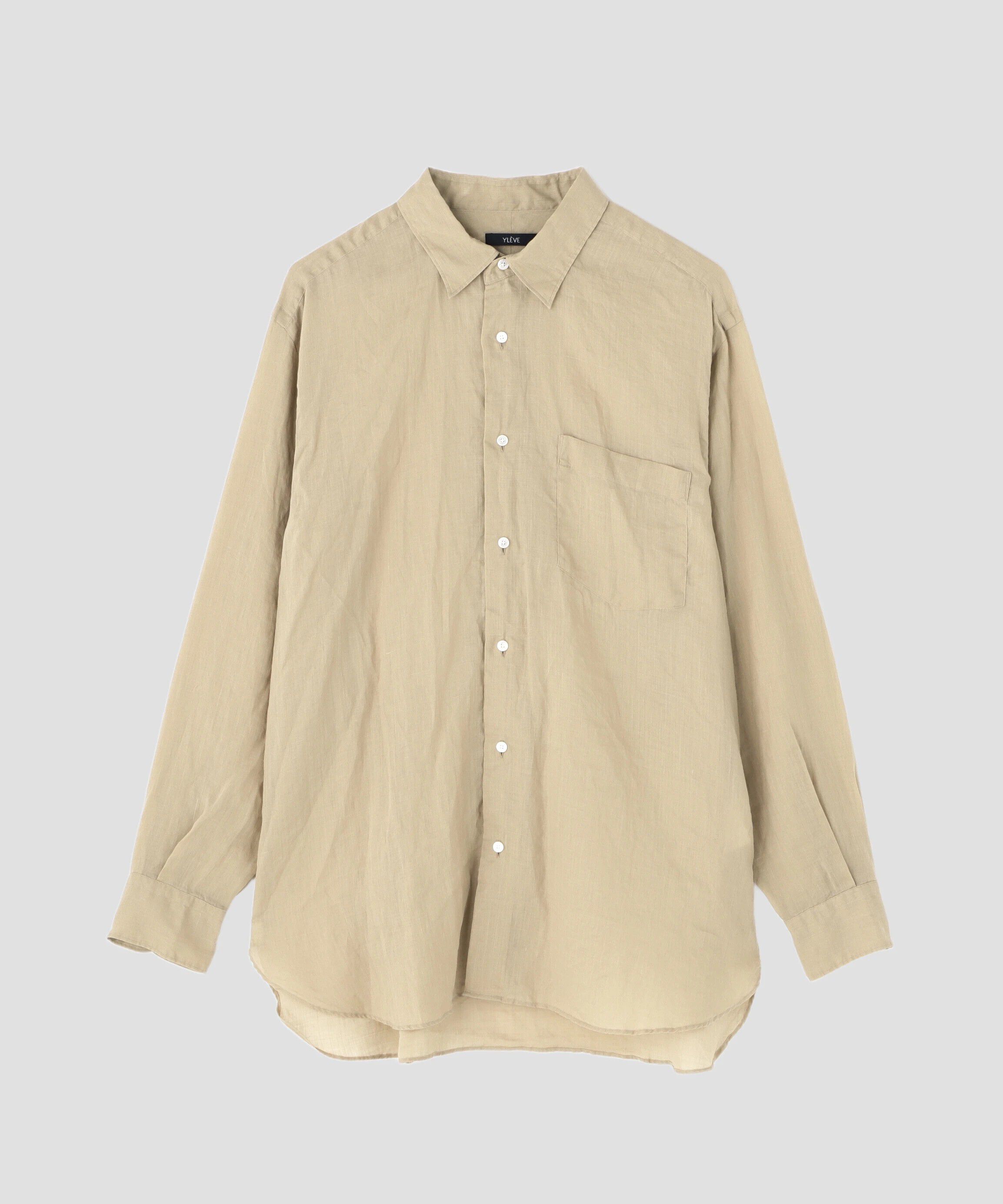 YLEVE 「YLEVE / ROYAL RAMIE BROAD SHIRT」|シャツ・ブラウス|ベージュ