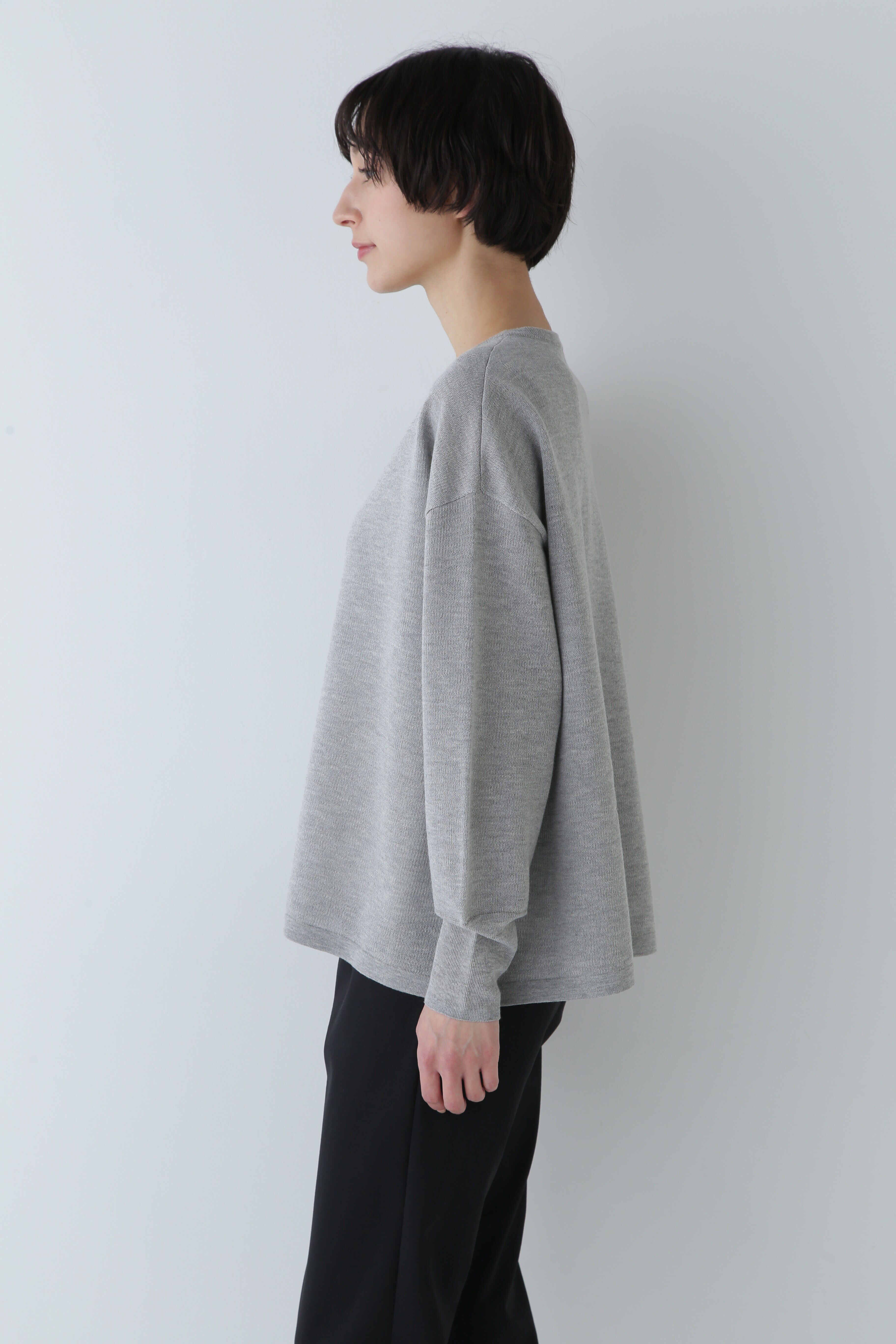  「◆キーネックメランジニット」|ニット・セーター|