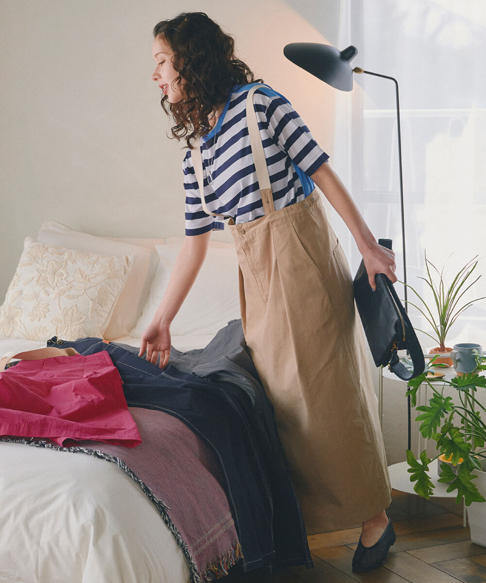  「◆UNIVERSAL OVER ALL　コラボ　スカート」|スカート|