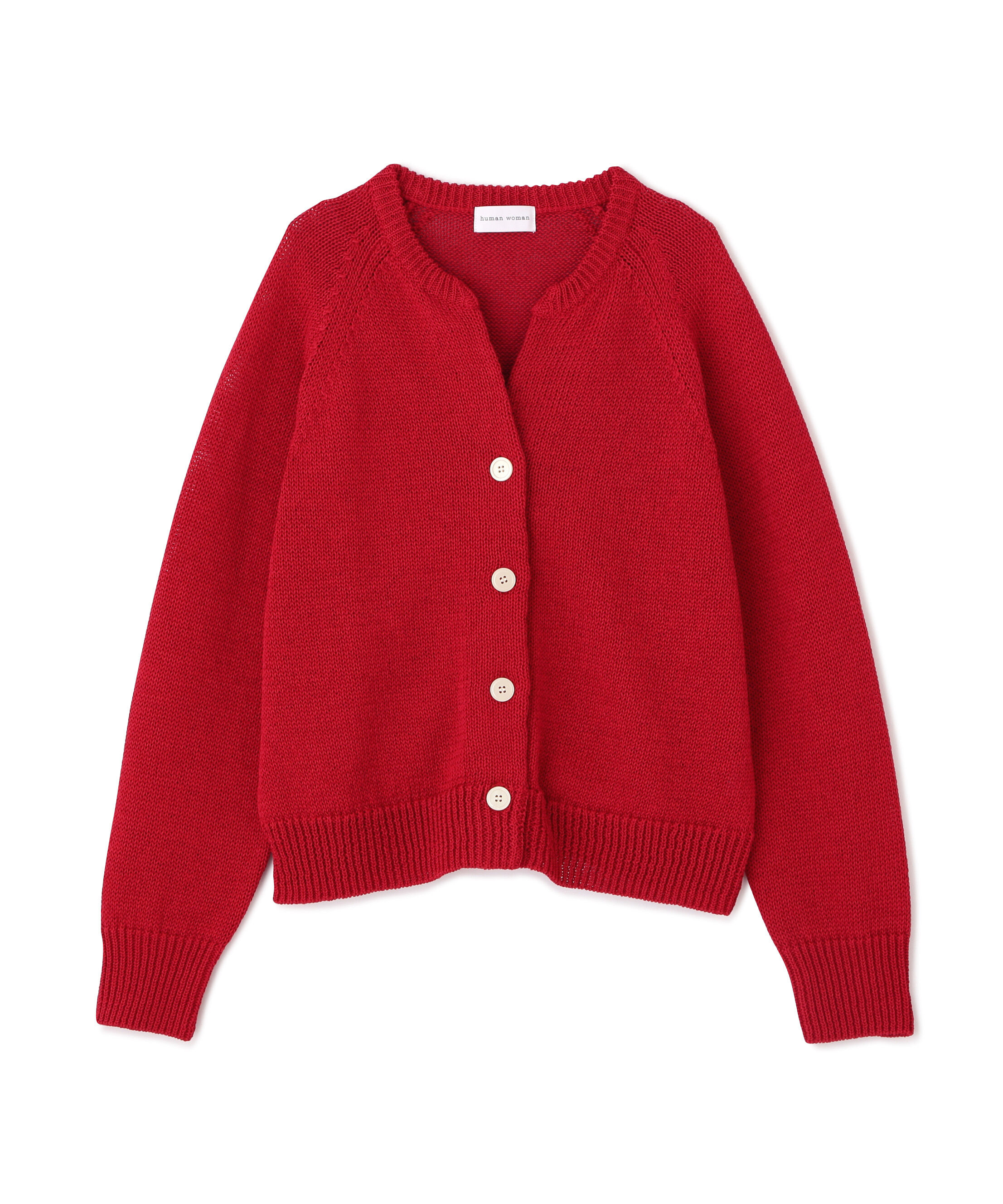  「◆ギマコットンキーネックカーディガン」|ニット・セーター|