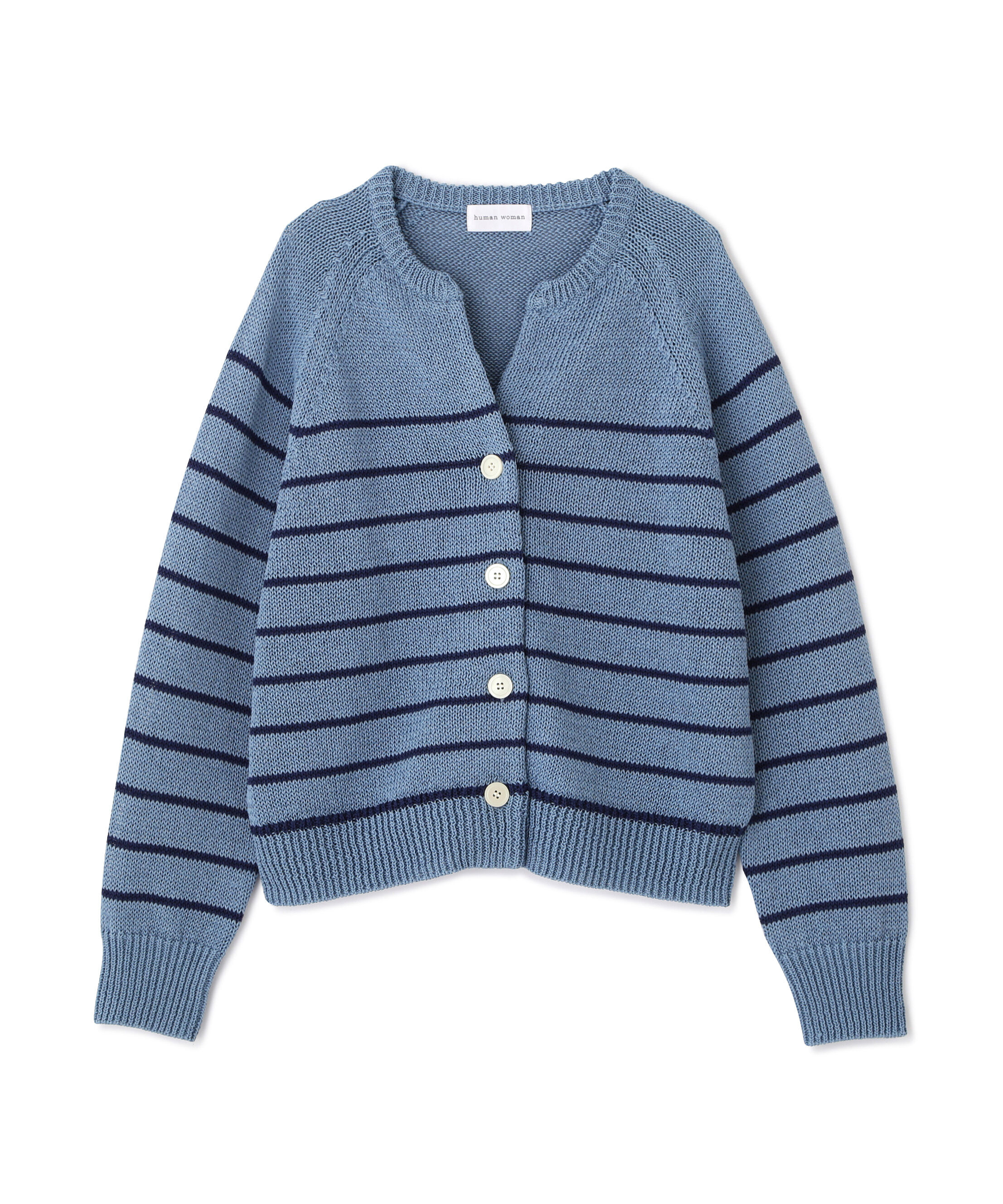  「◆ギマコットンキーネックカーディガン」|ニット・セーター|