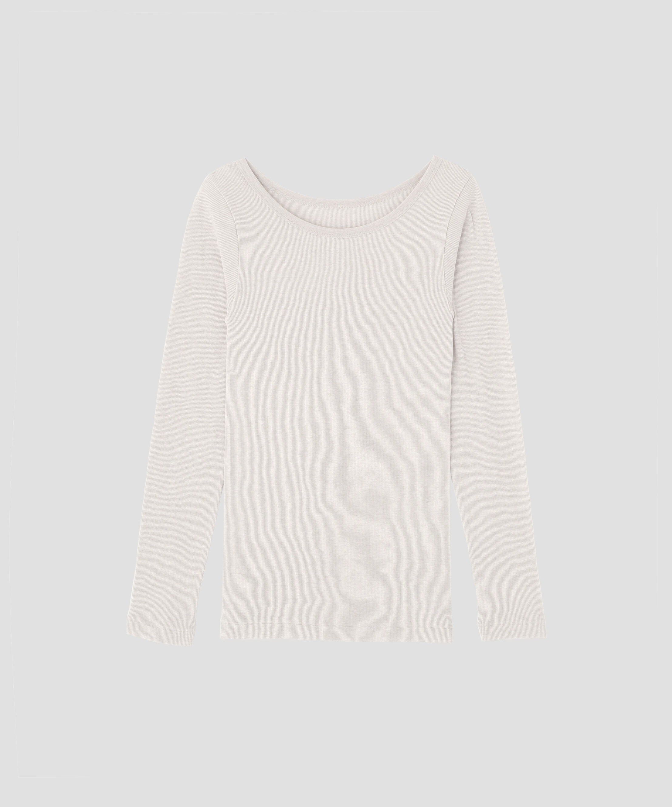 MARGARET HOWELL HOUSEHOLDGOODS「COTTON SILK RIB TOP」|Tシャツ・カットソー|