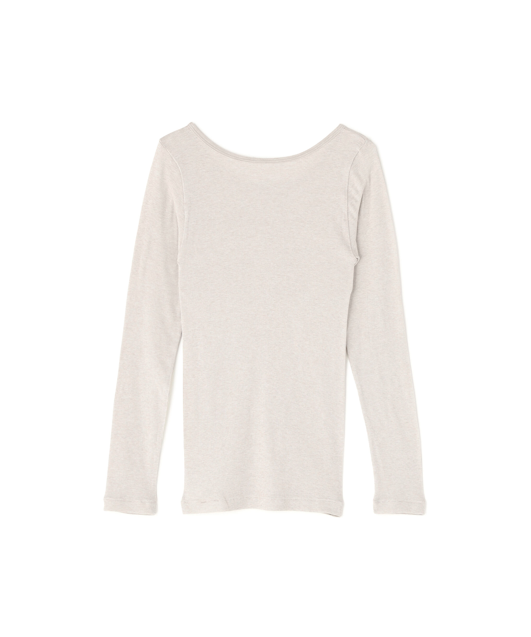 MARGARET HOWELL HOUSEHOLDGOODS「COTTON SILK RIB TOP」|Tシャツ・カットソー|