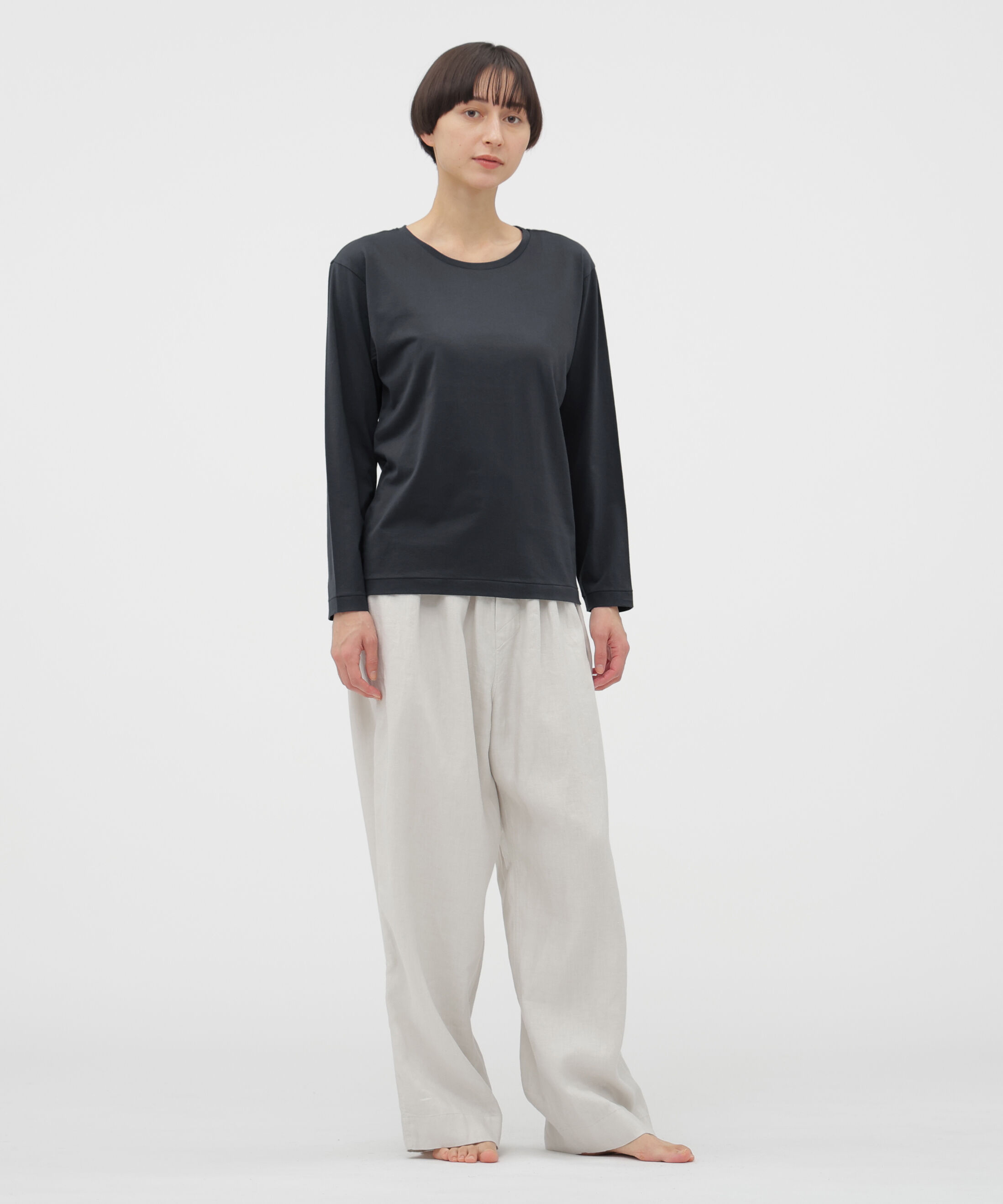 MARGARET HOWELL HOUSEHOLDGOODS「SUPERFINE COTTON JERSEY TOP」|Tシャツ・カットソー|