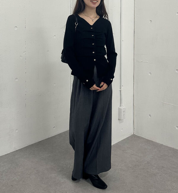 archives「タックボタンニットプルオーバー」|ニット・セーター|