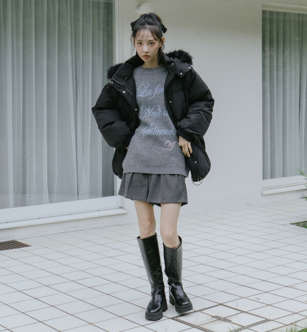 archives「ラインロゴｊｑミドルニットプルオーバー」|ニット・セーター|