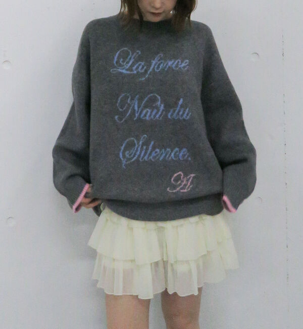 archives「ラインロゴｊｑミドルニットプルオーバー」|ニット・セーター|