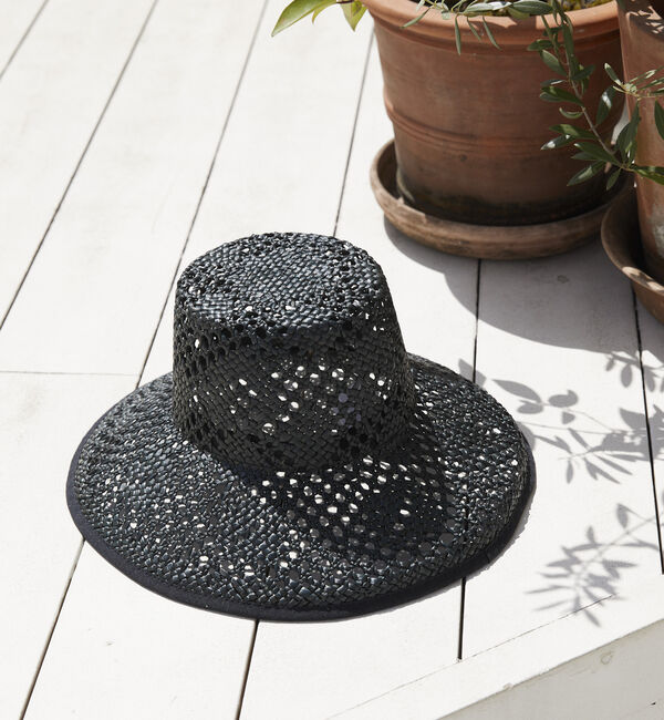 Doux archives「【ＢｅｎｅｌｌｉＭｏｎｔａｃｏｎｅ】ストローハット」|その他|BLACK