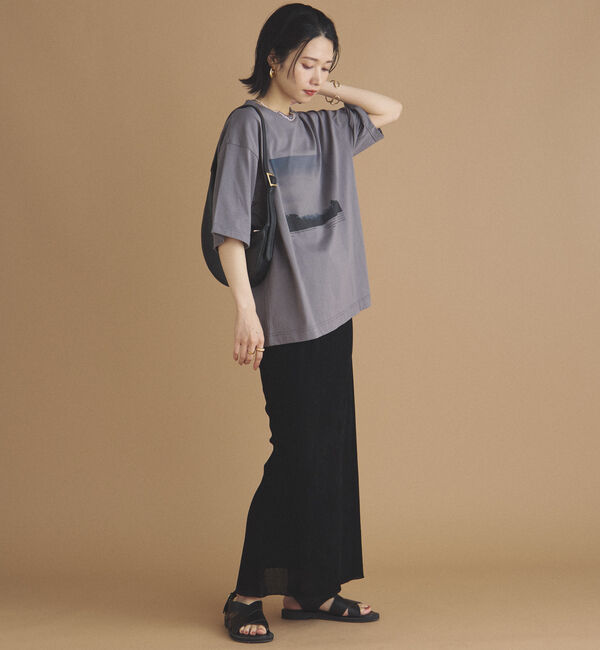 Doux archives「フロッキーベロアタイトスカート」|スカート|