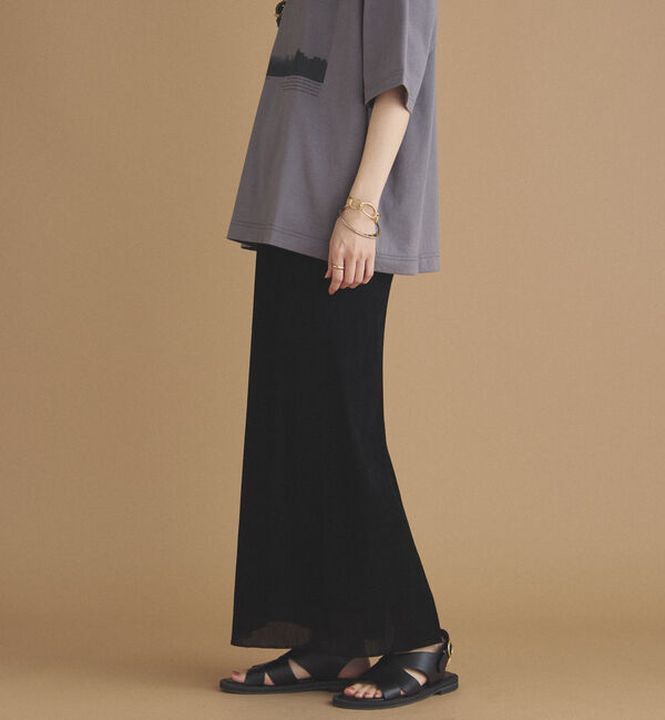 Doux archives「フロッキーベロアタイトスカート」|スカート|