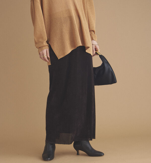 Doux archives「フロッキーベロアタイトスカート」|スカート|