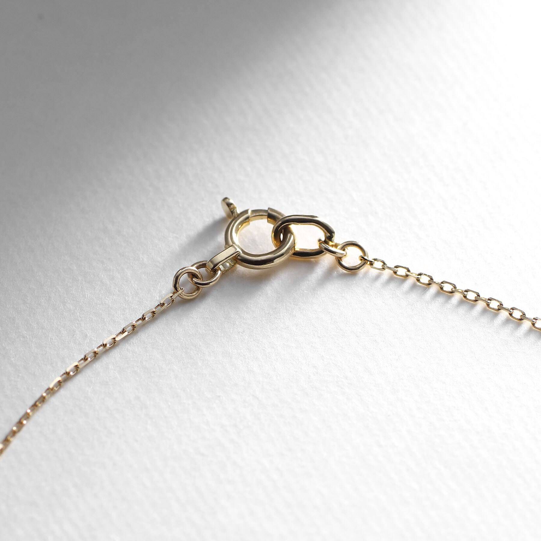 COCOSHNIK「K18ダイヤモンド ランダムパヴェ ホリゾンタルネックレス」|ネックレス|