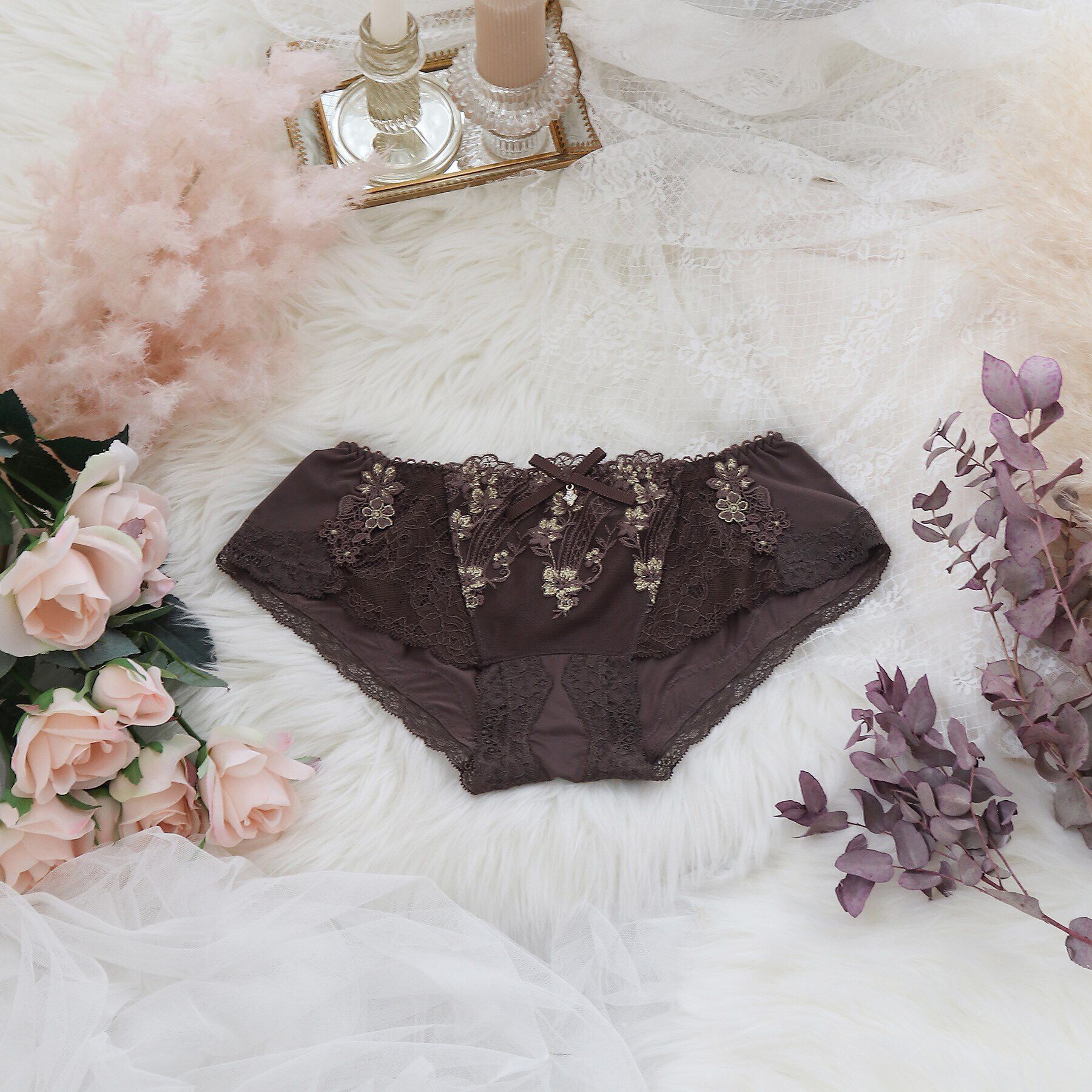 Risa Magli「フェリシテ ヒップハング」|インナー|ブラウン(040)