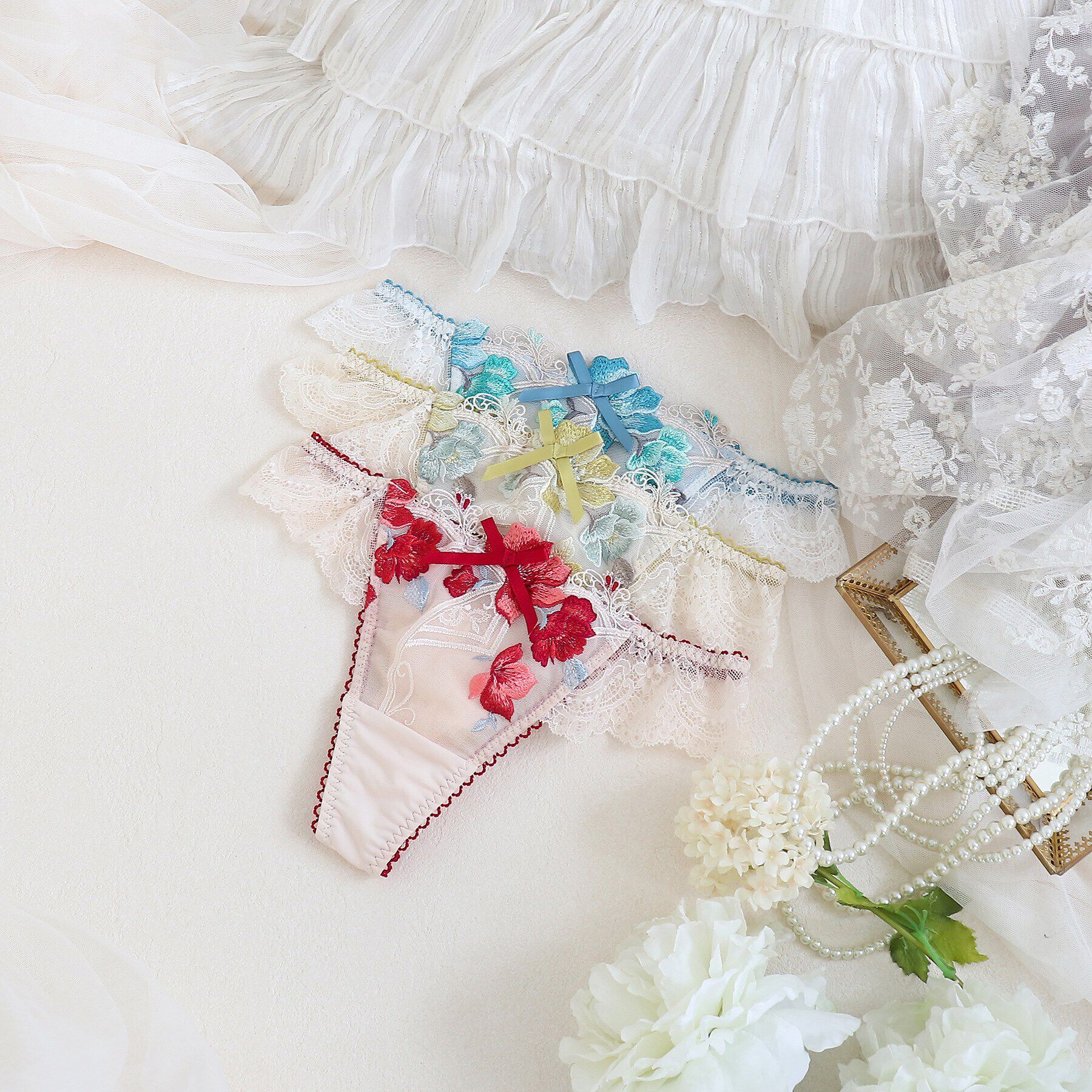 Risa Magli「セレスト Tバックショーツ」|インナー|