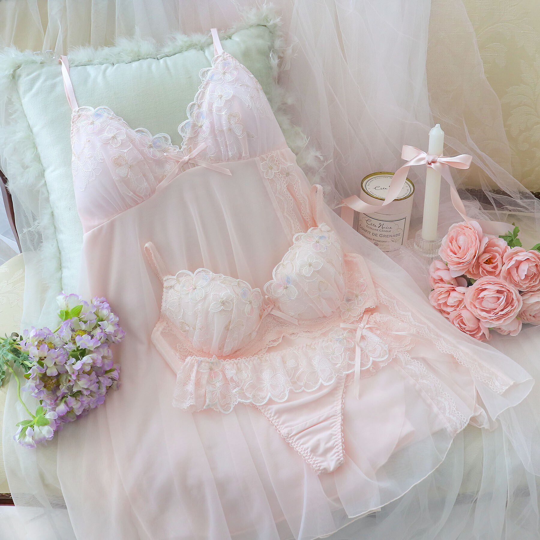 Risa Magli「マティア カップ付スリップ」|キャミソール|