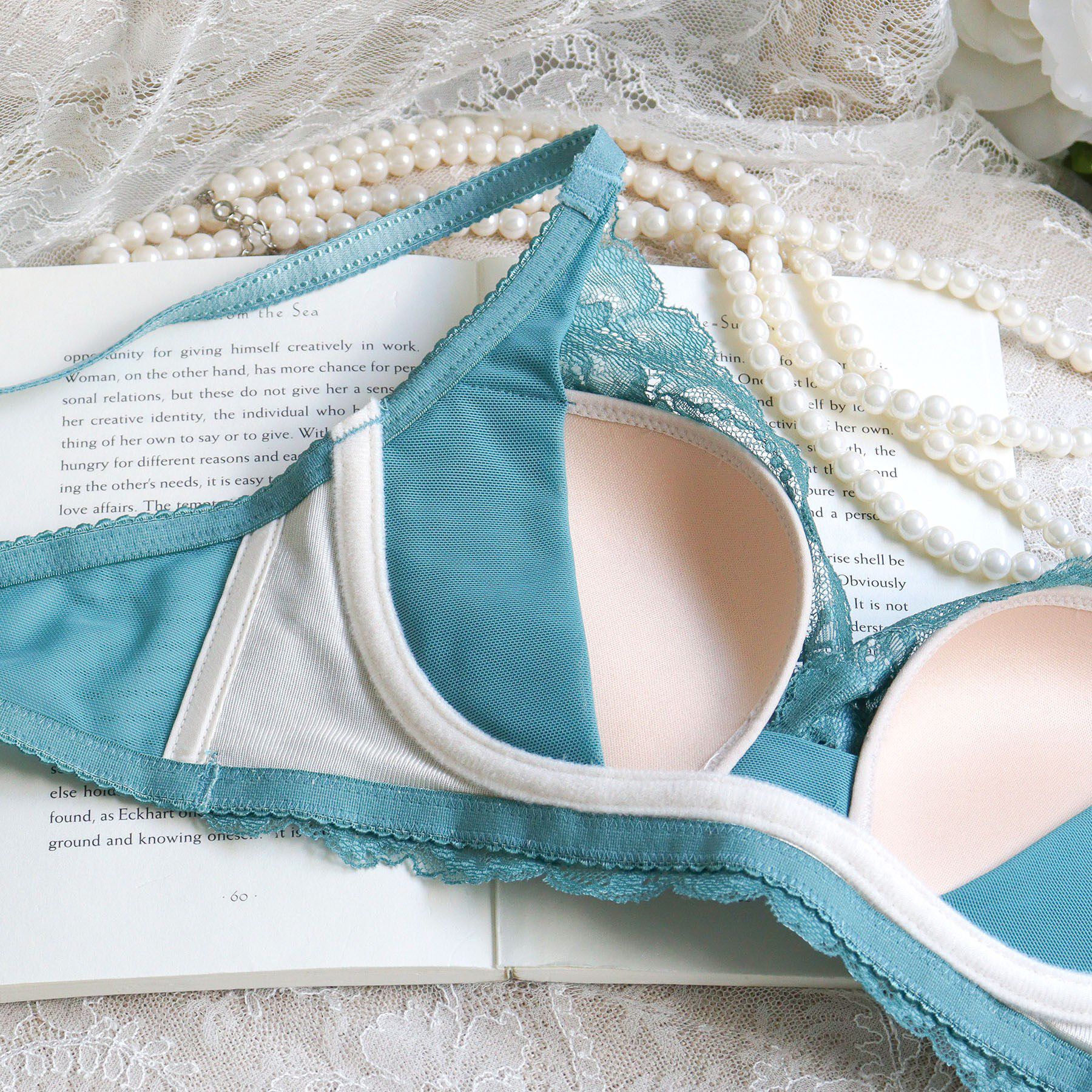 Risa Magli「ノーラ ナチュラルアレンジブラ（LL）」|インナー|