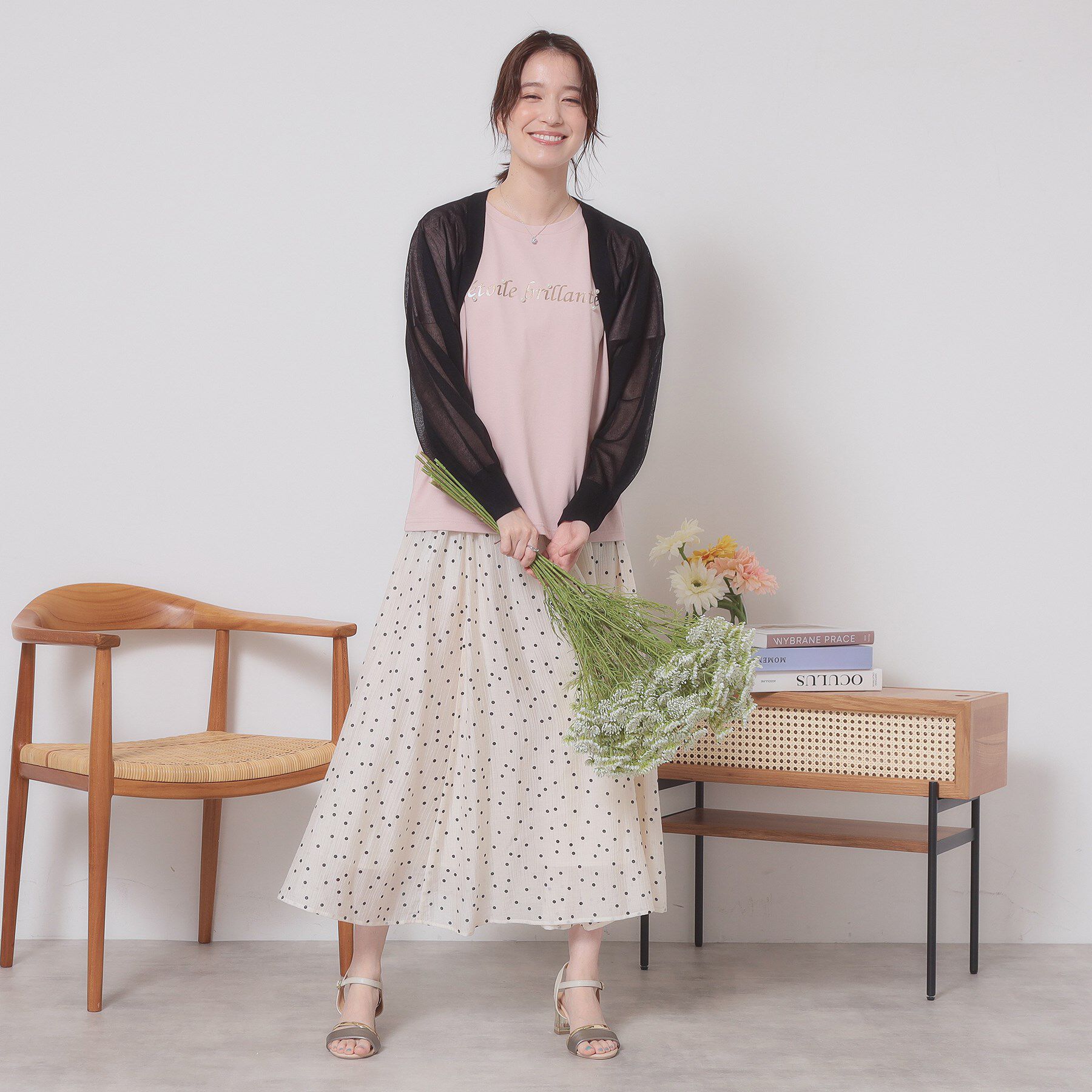 ITS&rsquo;DEMO「【定番人気／手洗い可】ラメボレロ」|カーディガン|