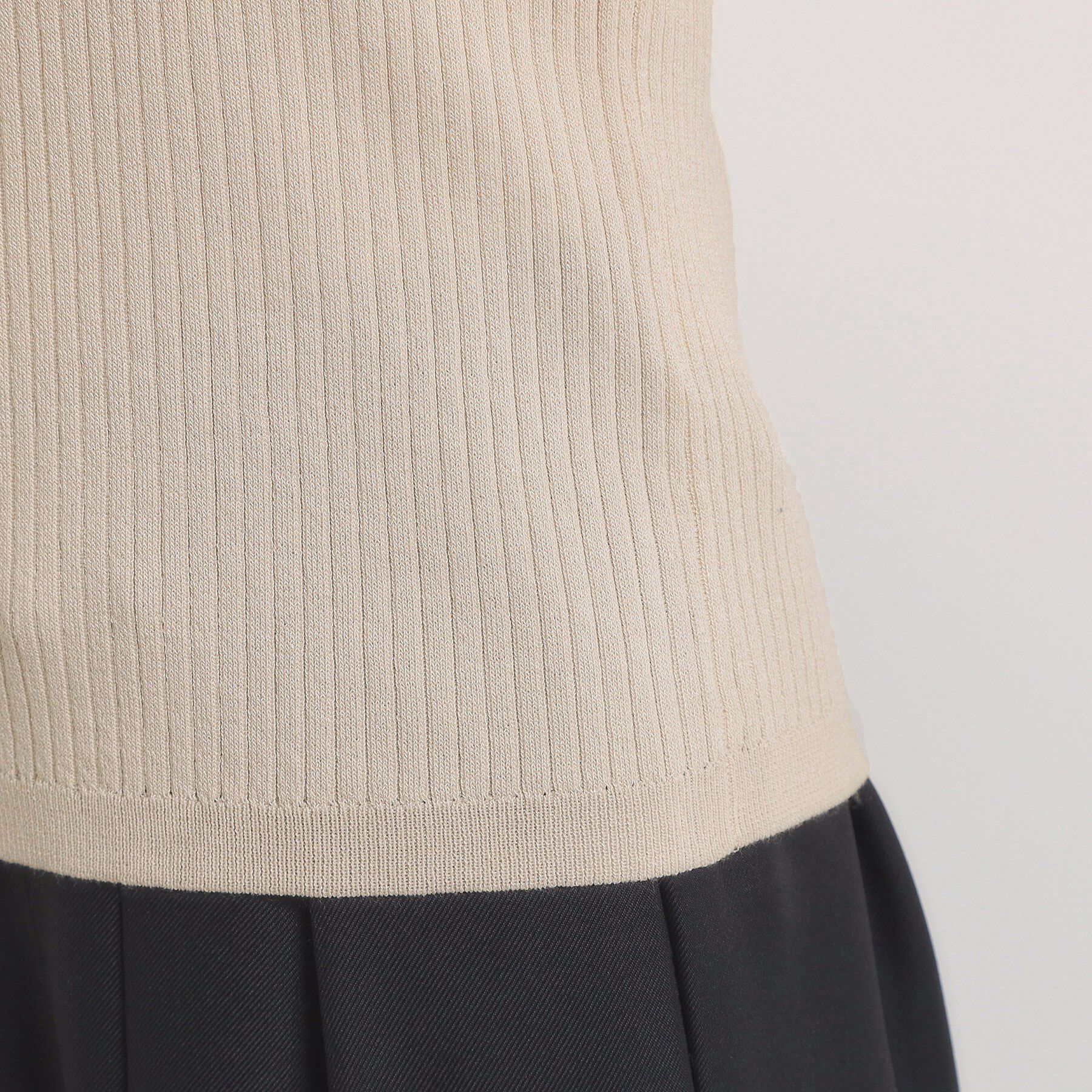 ITS&rsquo;DEMO「【手洗い可】シアー切替ニット」|ニット・セーター|