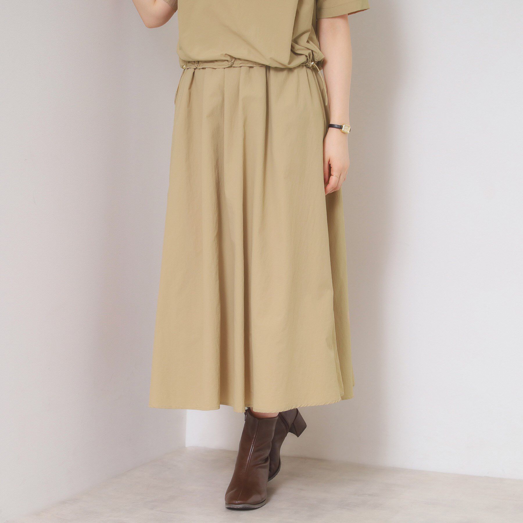 ITS&rsquo;DEMO「【撥水／洗濯機OK】スカート」|スカート|ベージュ(052)