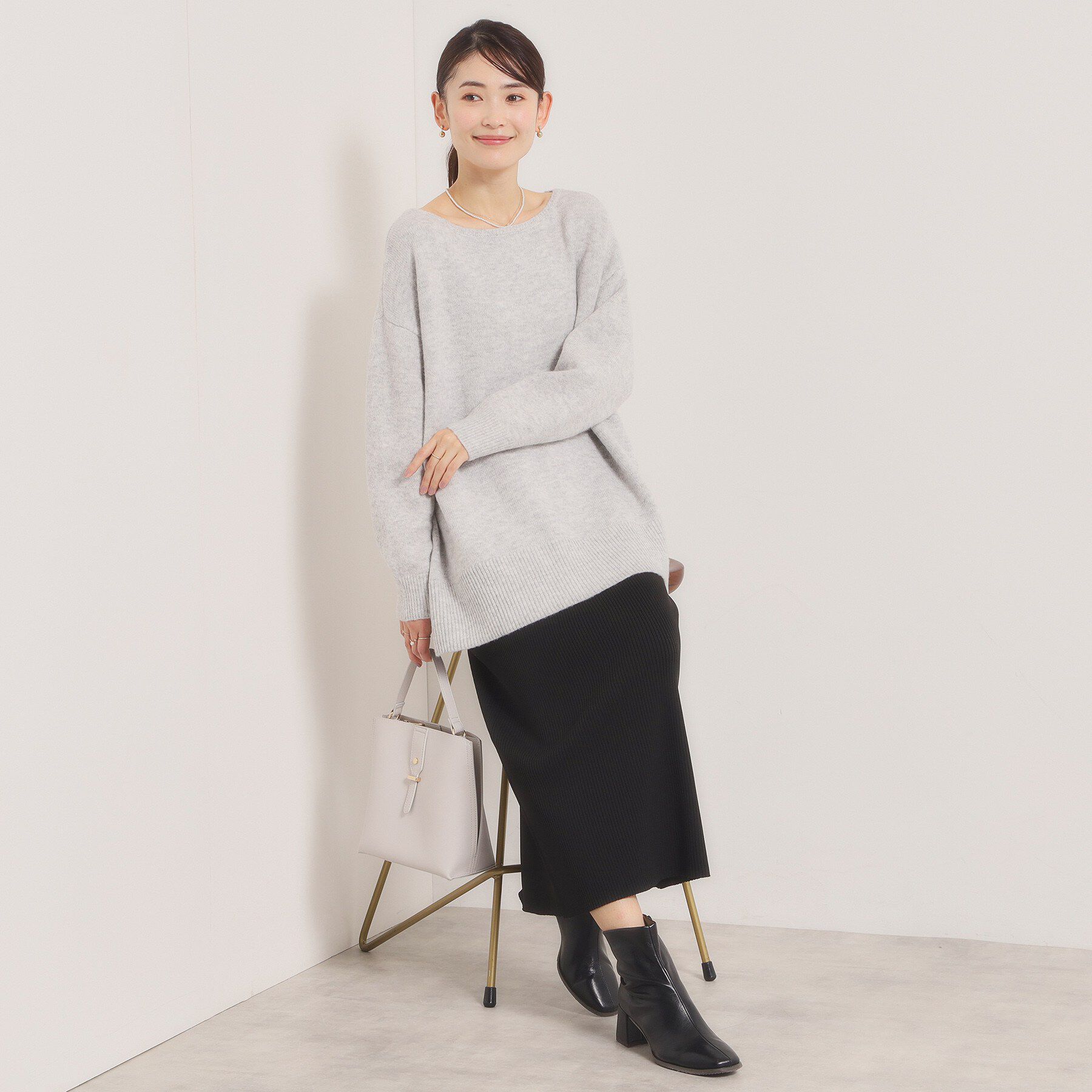 ITS&rsquo;DEMO「【手洗い可】ビッグシルエットニット」|ニット・セーター|