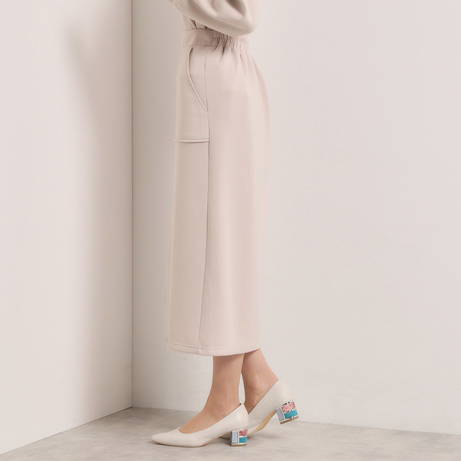 ITS&rsquo;DEMO「【洗濯機OK／花粉防止】ダンボールタイトスカート」|スカート|