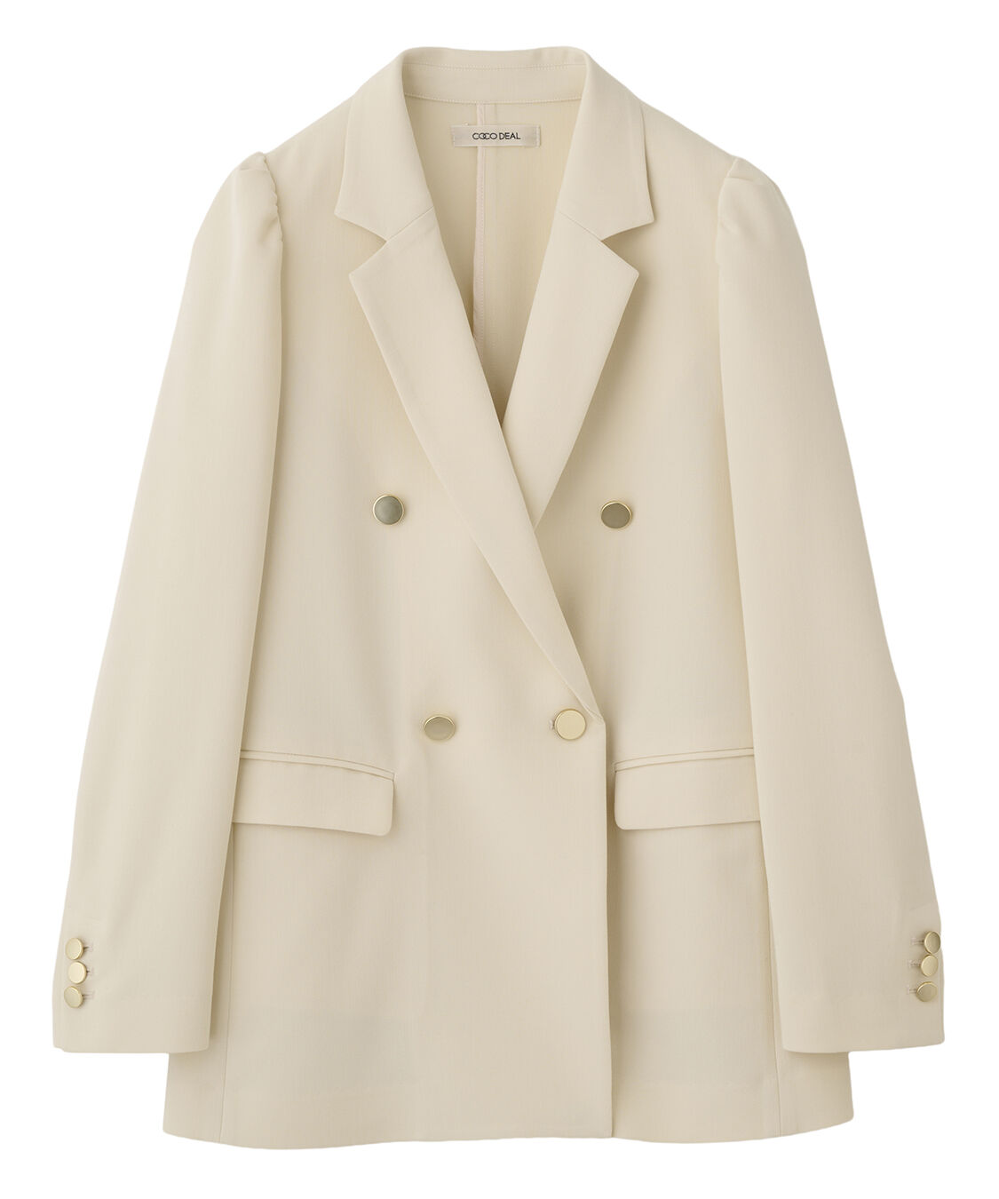COCO DEAL「パフスリーブジャケット」|テーラードジャケット|