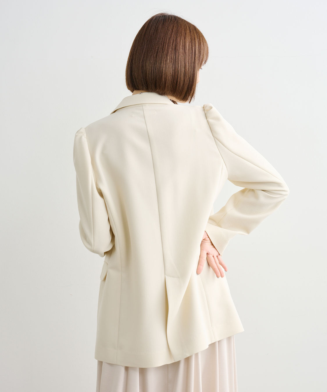COCO DEAL「パフスリーブジャケット」|テーラードジャケット|